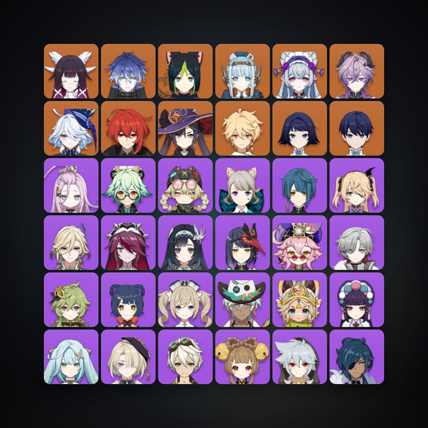 Genshin Impact | AR 56 | 50 Chars | 9× 5★ — Genshin / miHoYo Account — HabibiAccounts