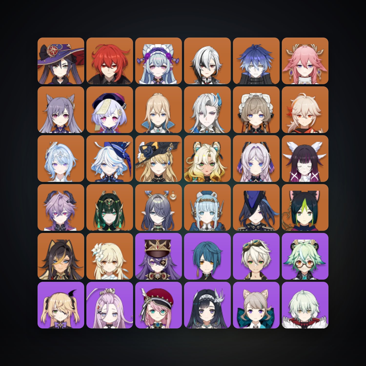 جينشن إمباكت | AR 60 | 75 شخصية | 25× 5★ — HabibiAccounts