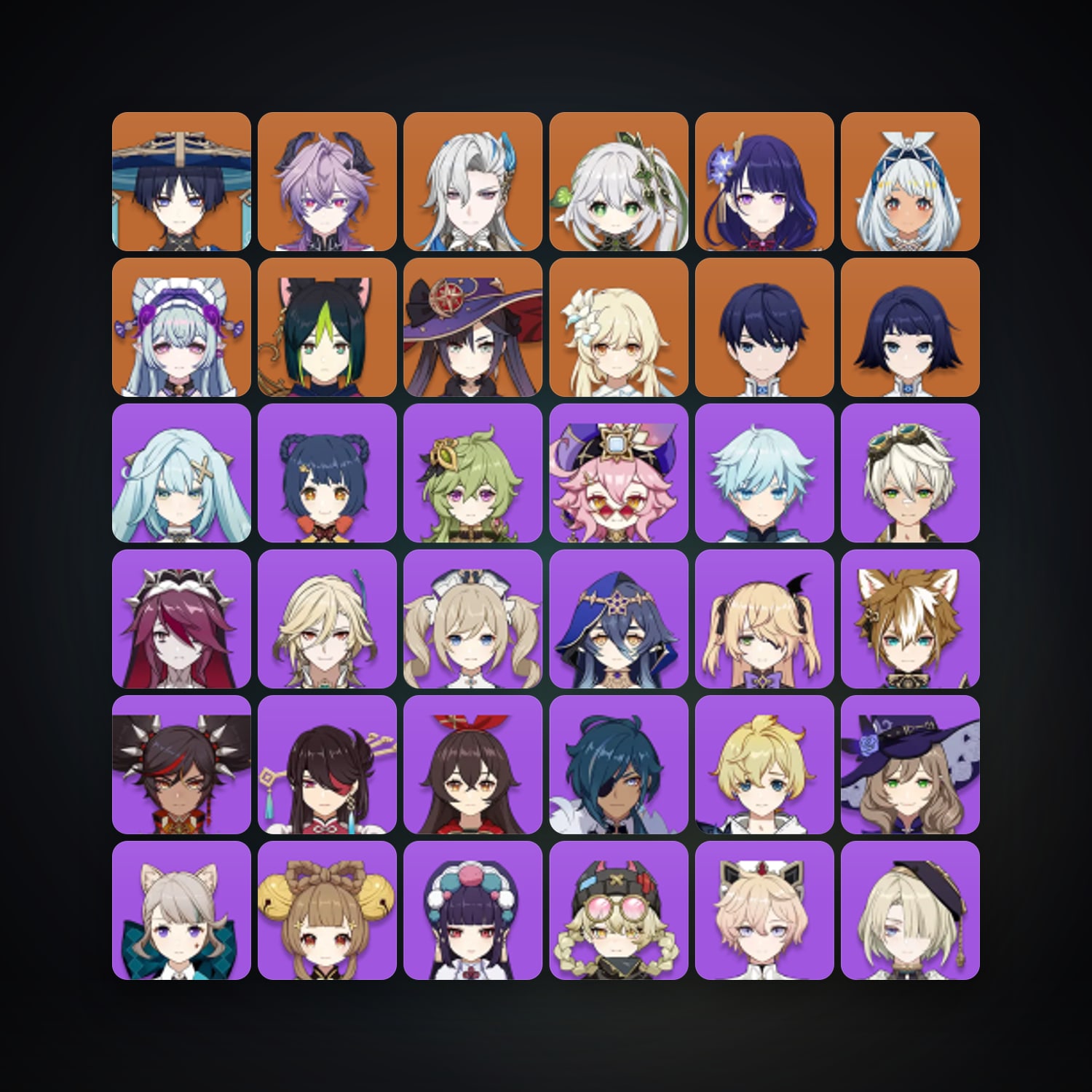 Genshin Impact | AR 45 | 49 Chars | 9× 5★ — Genshin / miHoYo Account — HabibiAccounts