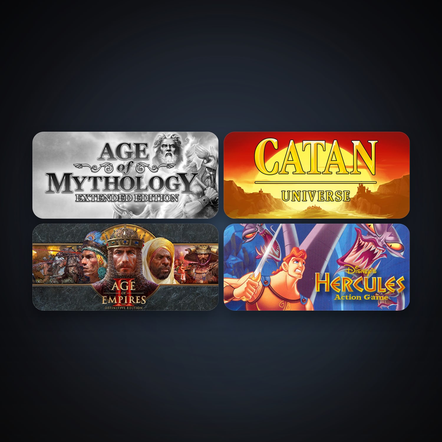 Age of Mythology: Extended Edition + Gems of War - Puzzle RPG, 6 games, clean — HabibiAccounts