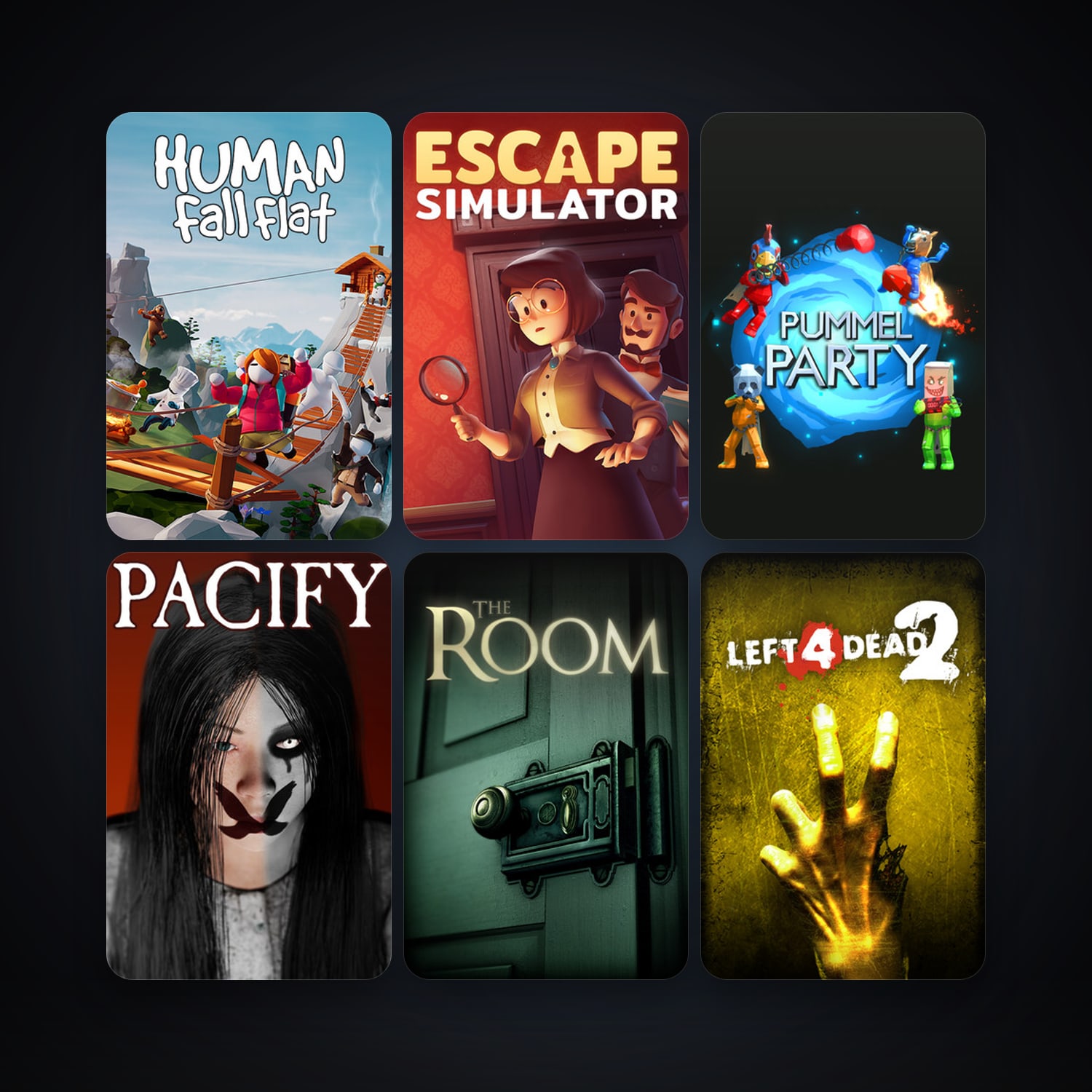 Left 4 Dead 2 + The Room, 16 games, clean — HabibiAccounts