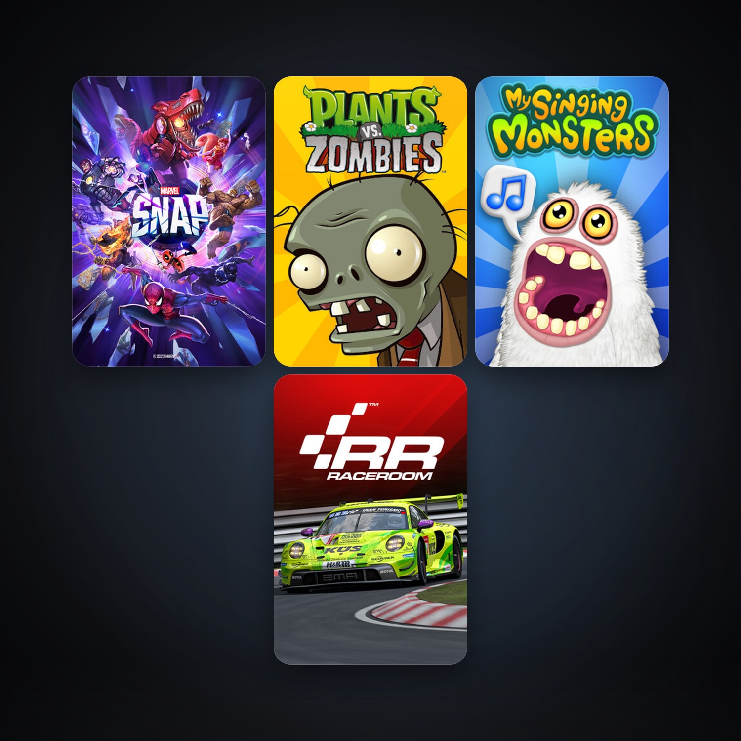 Plants vs. Zombies GOTY Edition + RaceRoom Racing Experience, 10 games, clean — HabibiAccounts