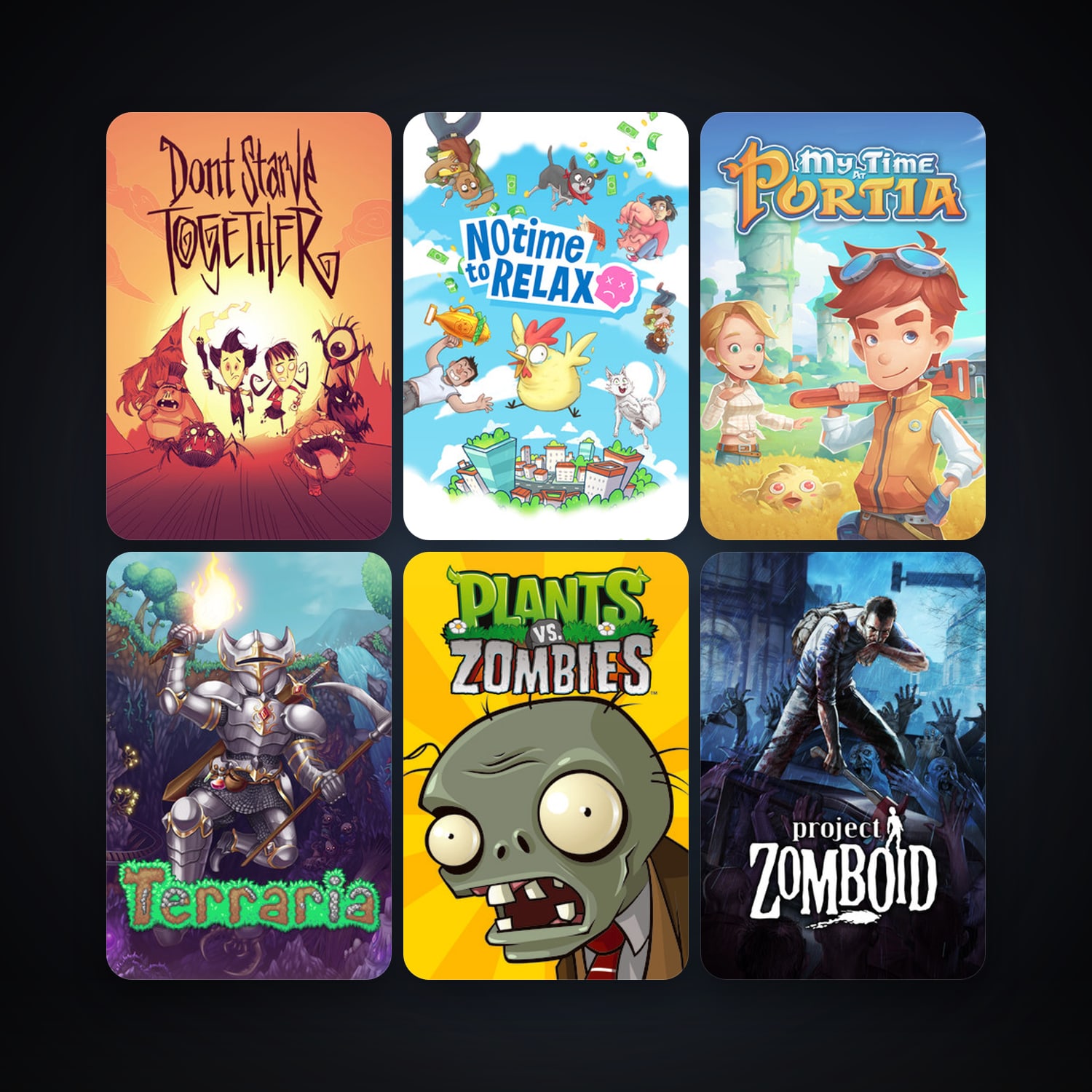 Plants vs. Zombies GOTY Edition + Terraria, 12 games, clean — HabibiAccounts