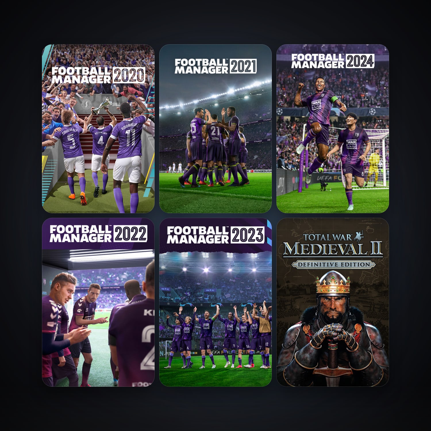 Medieval II: Total War + Mount & Blade, 25 games, Steam 10, clean — HabibiAccounts