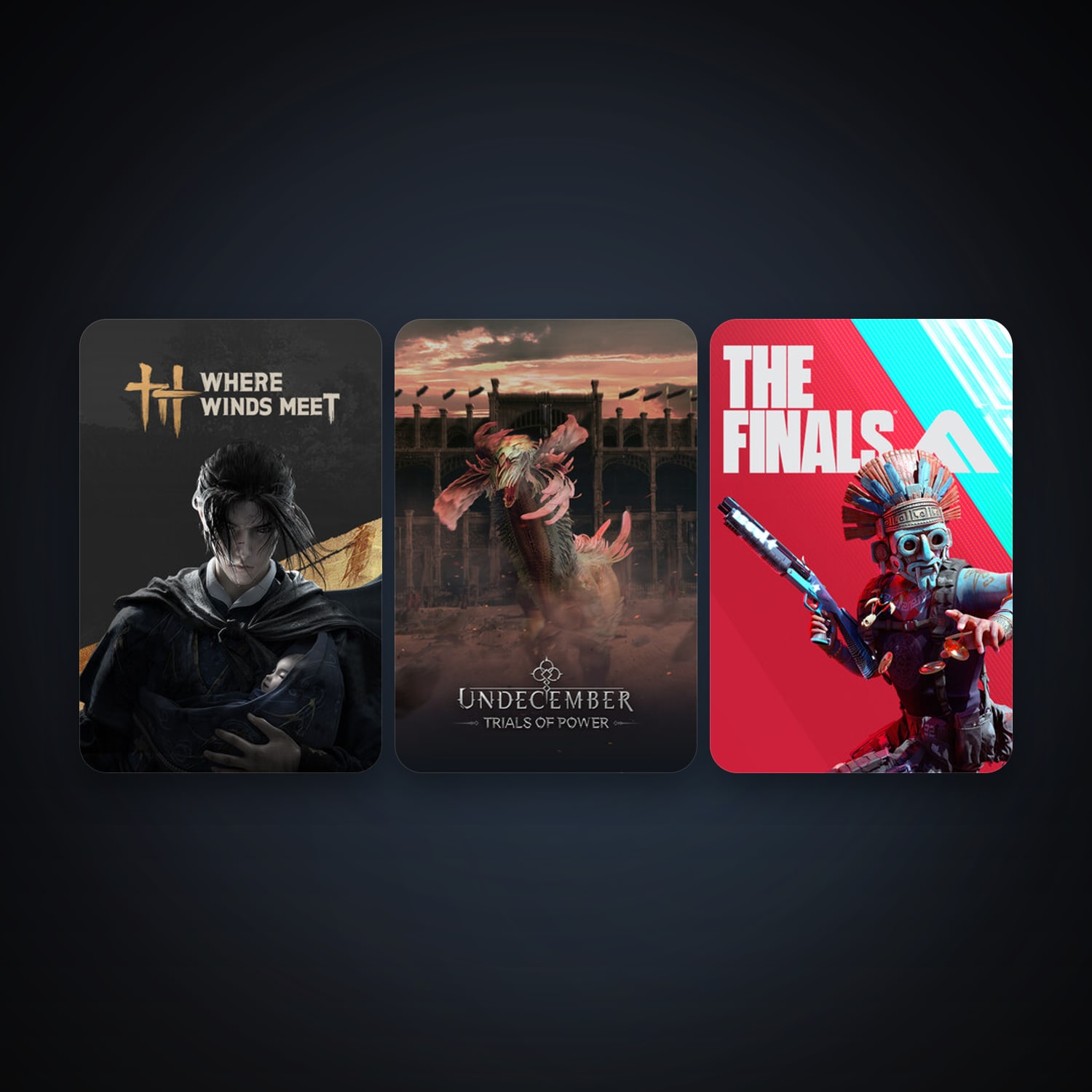 UNDECEMBER + THE FINALS, 10 games, clean — HabibiAccounts