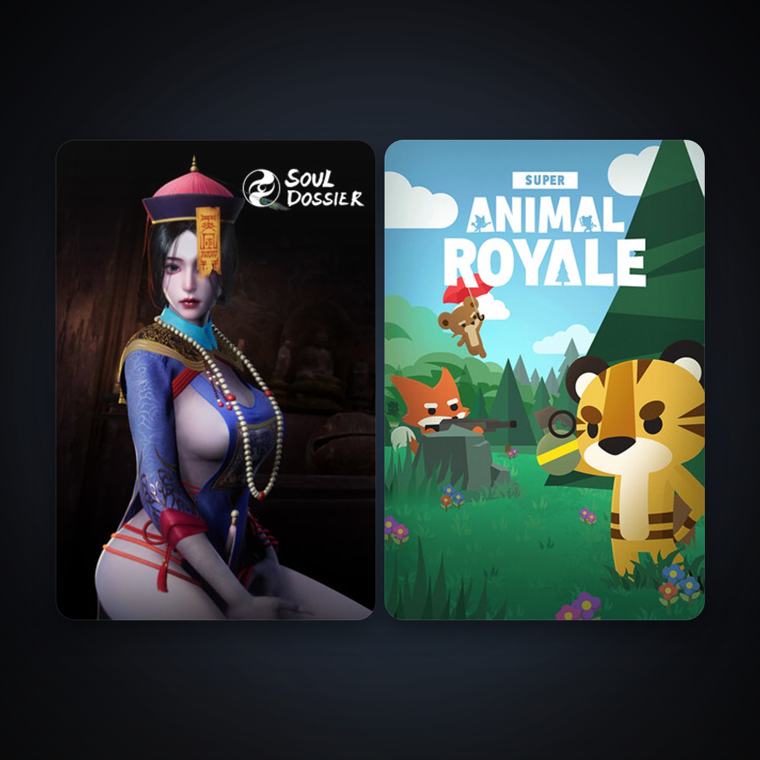 Super Animal Royale + Soul Dossier, 3 games, clean — HabibiAccounts