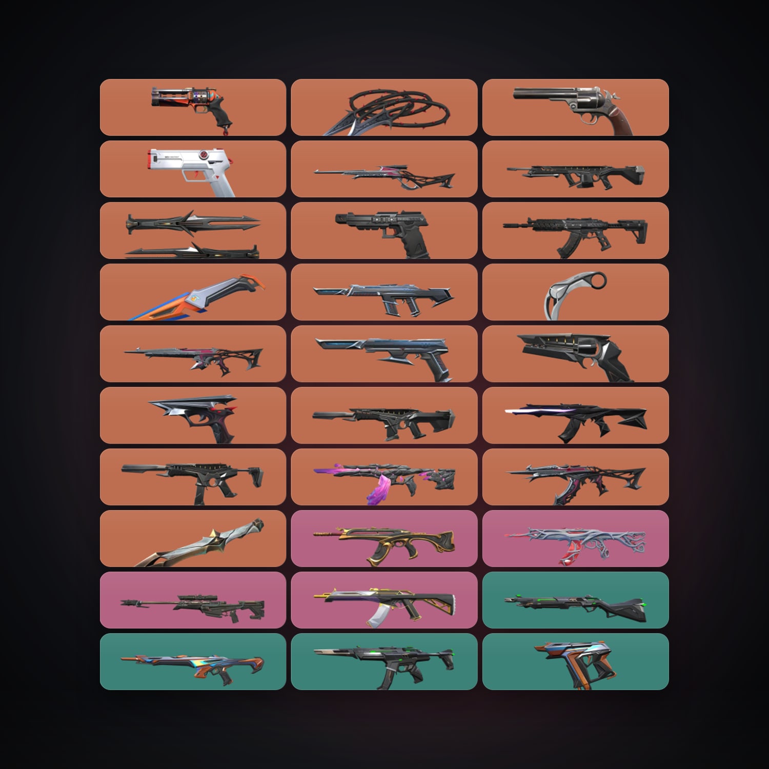 NA Gold 2 locker — 5 knives, 62 skins, lvl 67 — HabibiAccounts