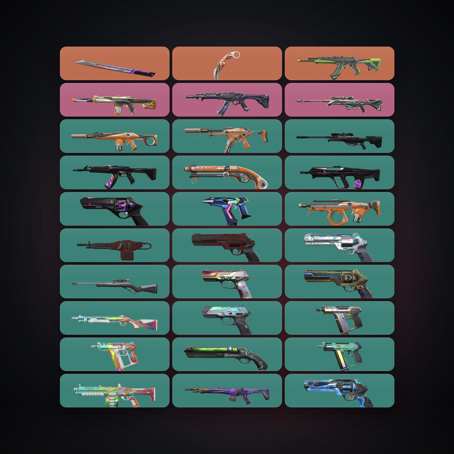 AP Silver 3 locker — 2 knives, 42 skins, lvl 201 — HabibiAccounts