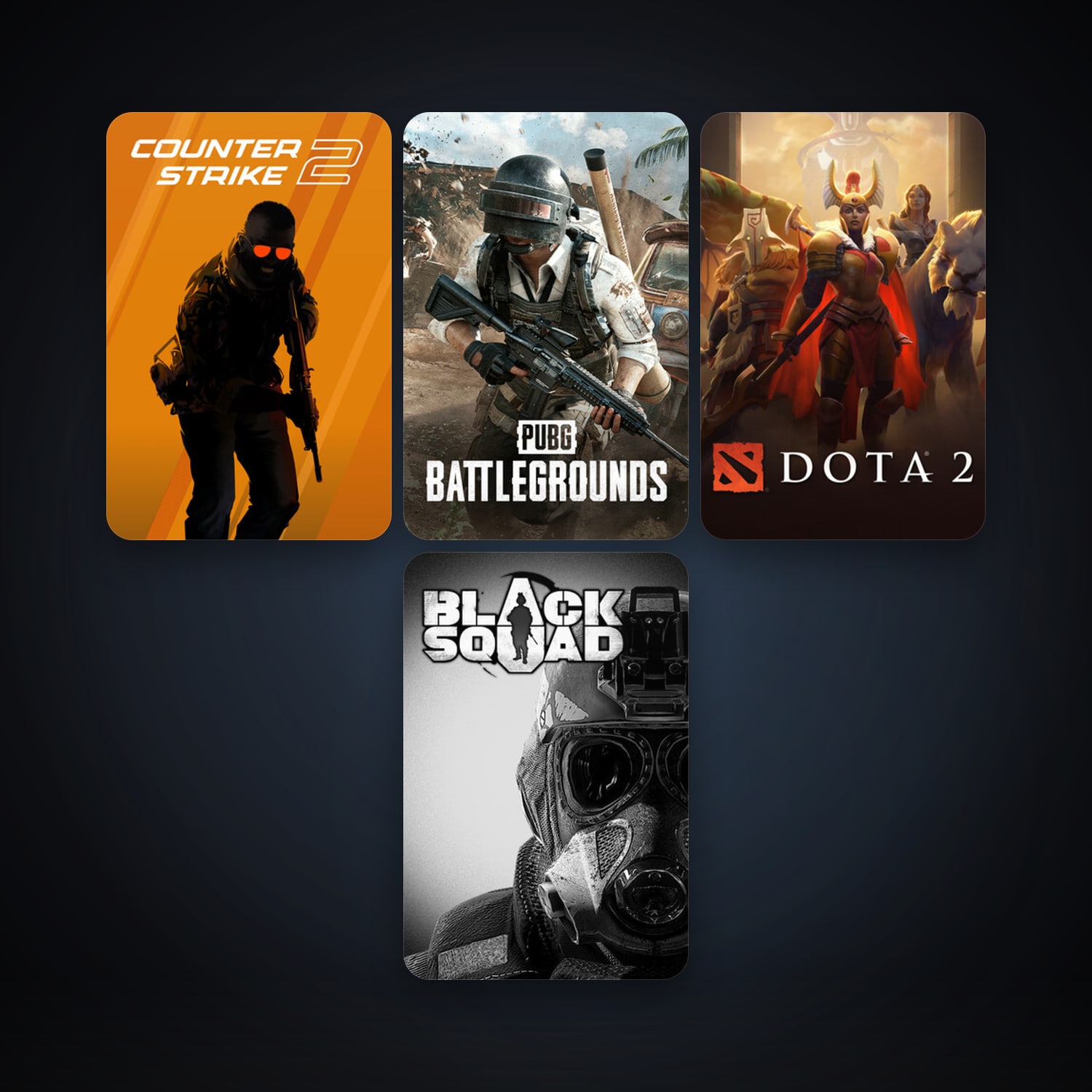 Dota 2 + CS2 Prime, 4 games, clean · 261117781 — HabibiAccounts