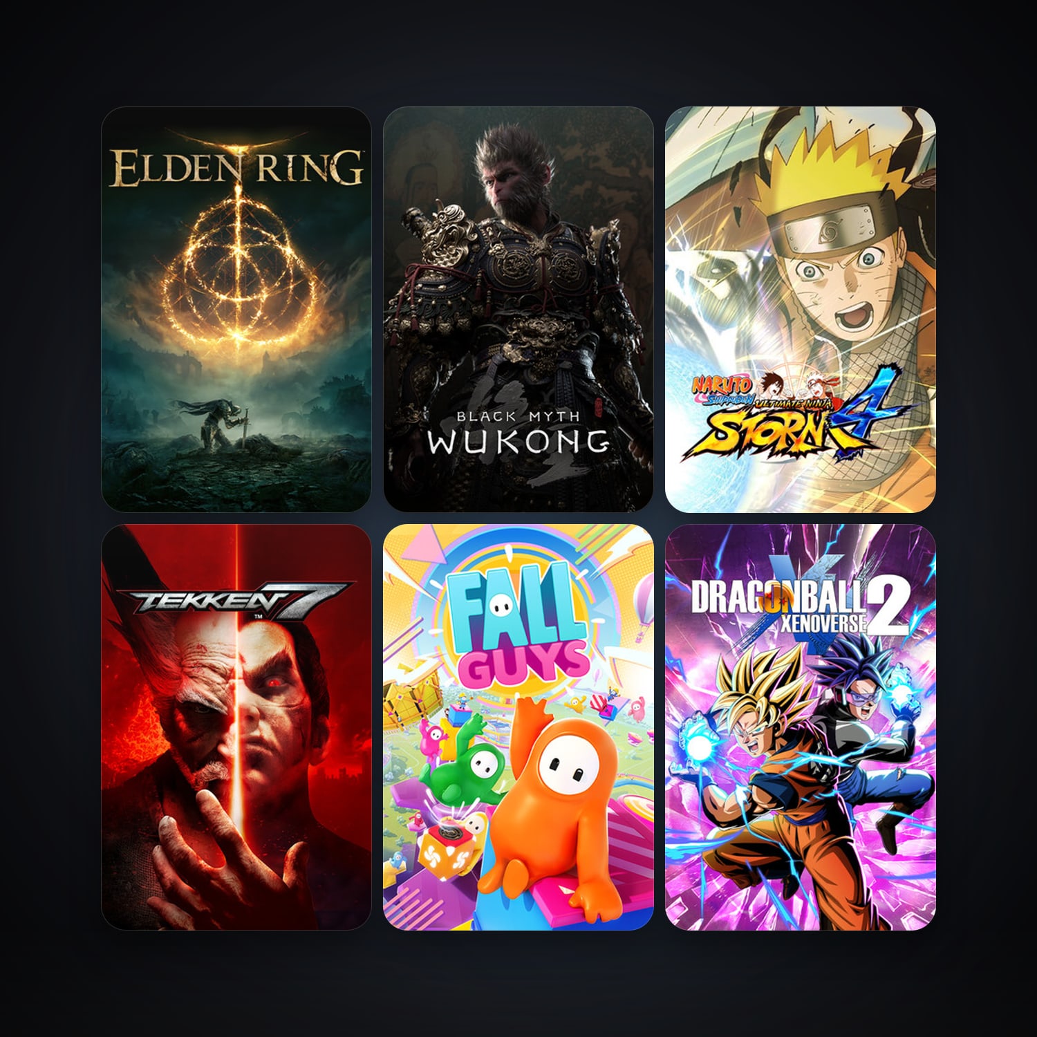 Saint Seiya: Soldiers' Soul + NARUTO SHIPPUDEN: Ultimate Ninja STORM 4, 51 games, clean — HabibiAccounts