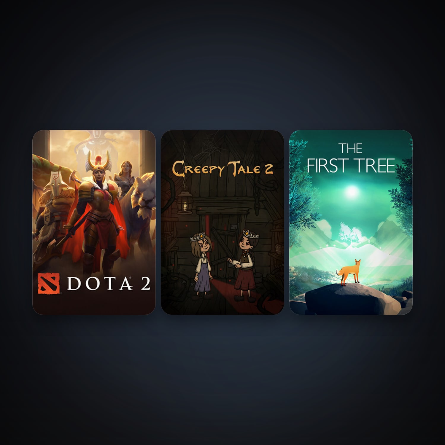 Dota 2 + The First Tree, 8 games, clean — HabibiAccounts