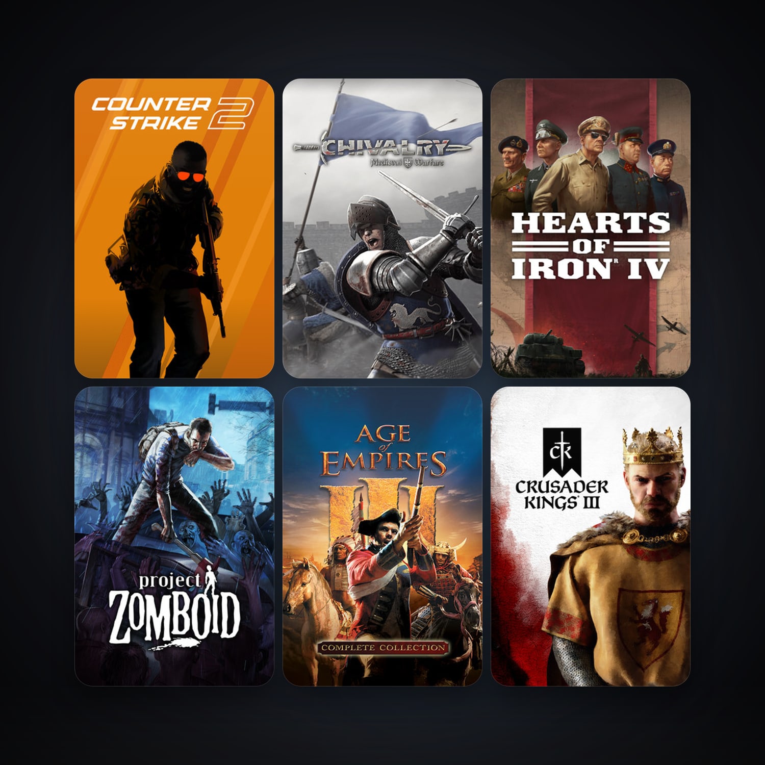 CS2 Prime + Age of Empires III, 61 games, Steam 10, clean — HabibiAccounts