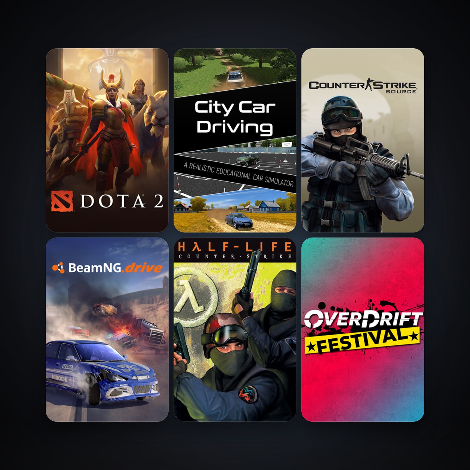 Counter-Strike + Counter-Strike: Source, 11 games, clean — HabibiAccounts