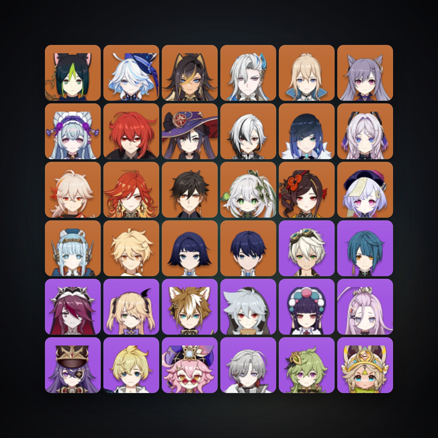 جينشن إمباكت | AR 60 | 69 شخصية | 19× 5★ · 261121154 — HabibiAccounts