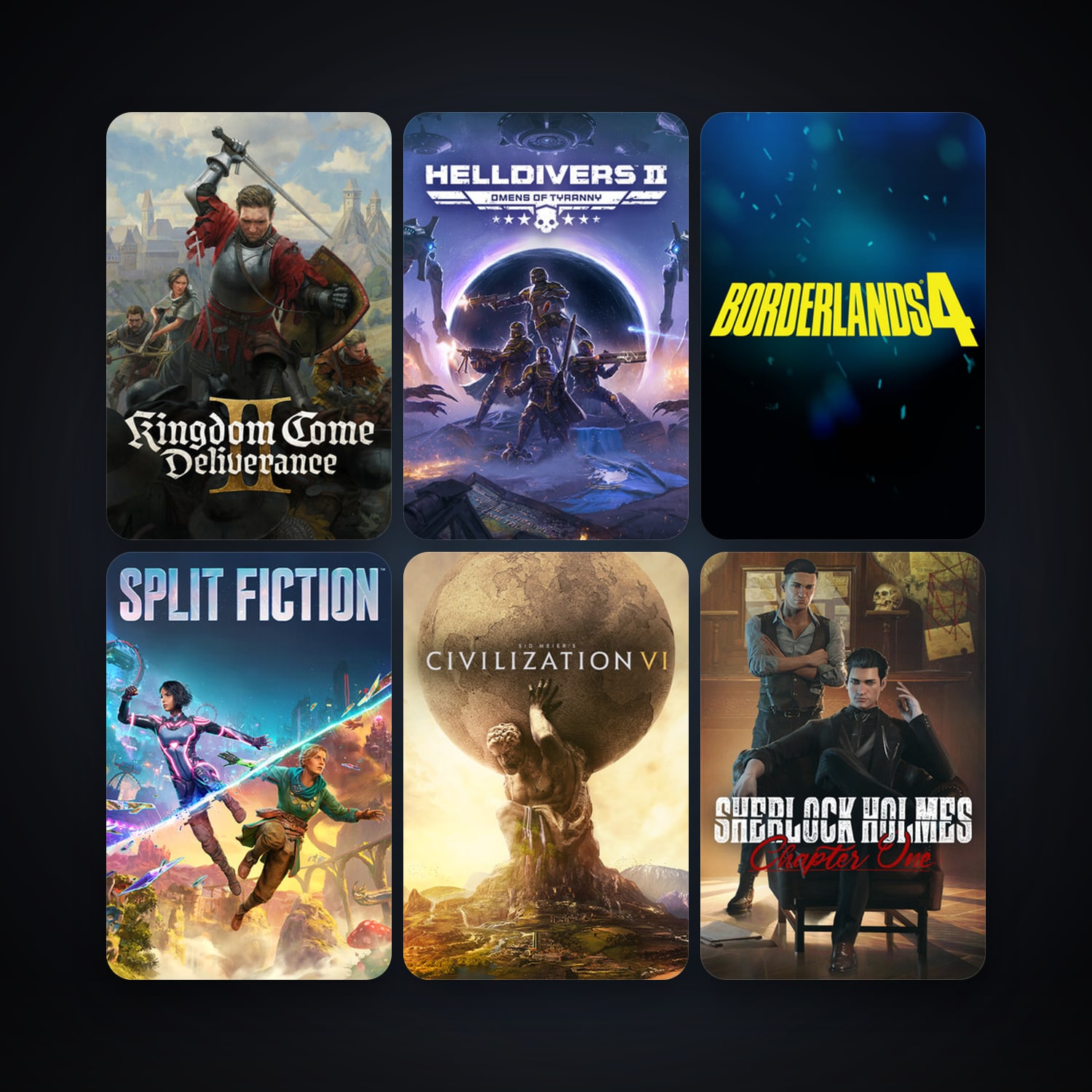 Sid Meier's Civilization VI + FOR HONOR, 10 games, clean — HabibiAccounts