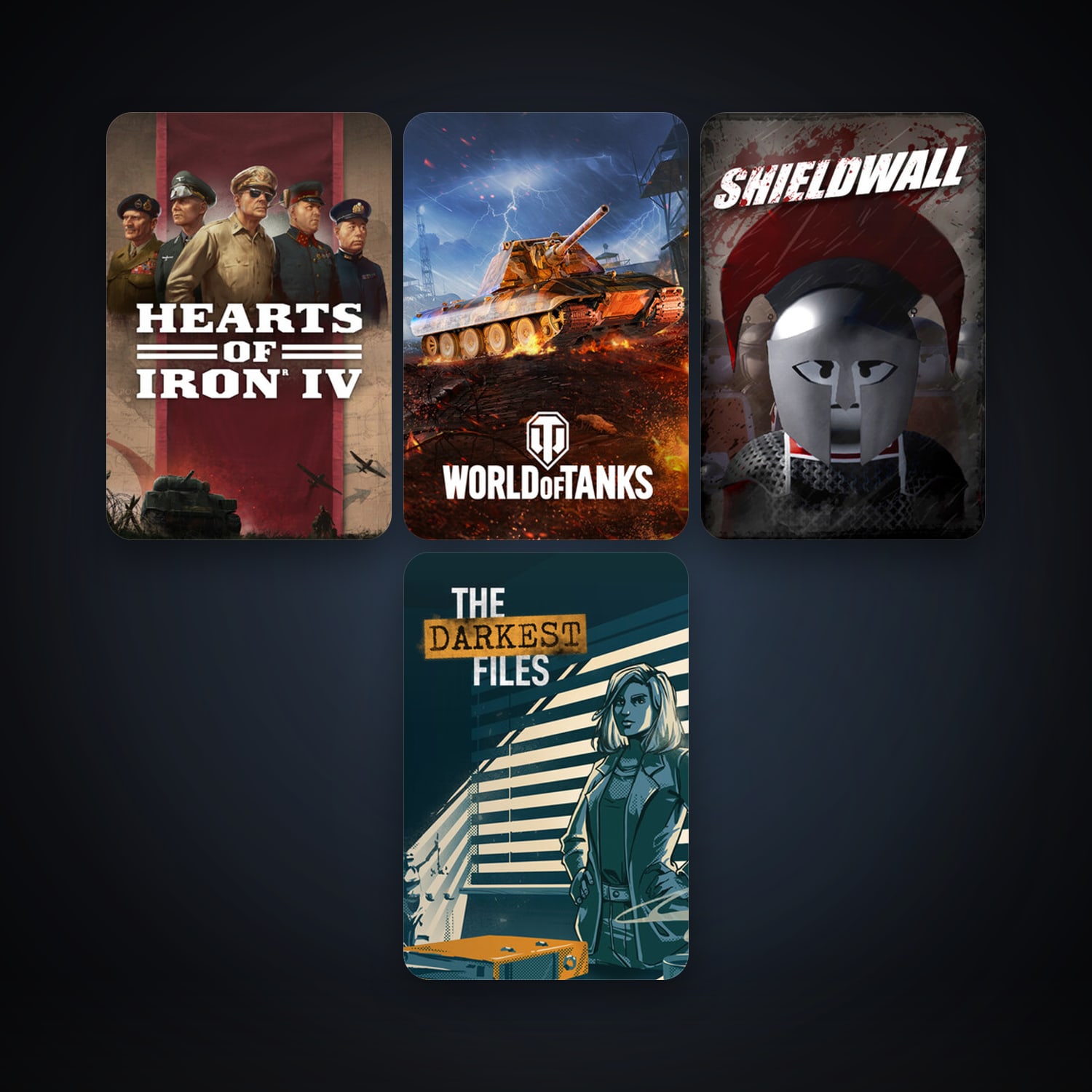 Euro Truck Simulator 2 + Hearts of Iron IV, 11 games, clean — HabibiAccounts
