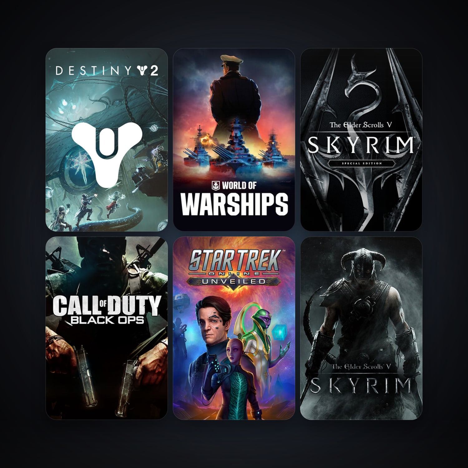 Star Trek Online + Call of Duty: Black Ops, 15 games, clean — HabibiAccounts