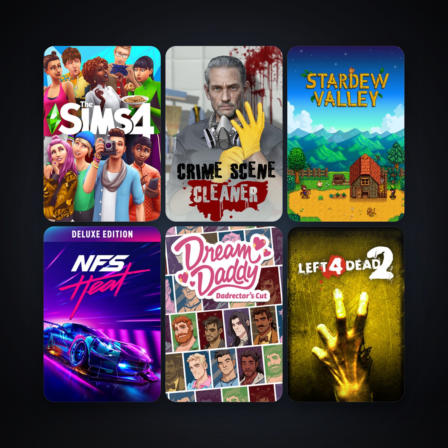 Left 4 Dead 2 + Portal 2, 34 games, clean — HabibiAccounts