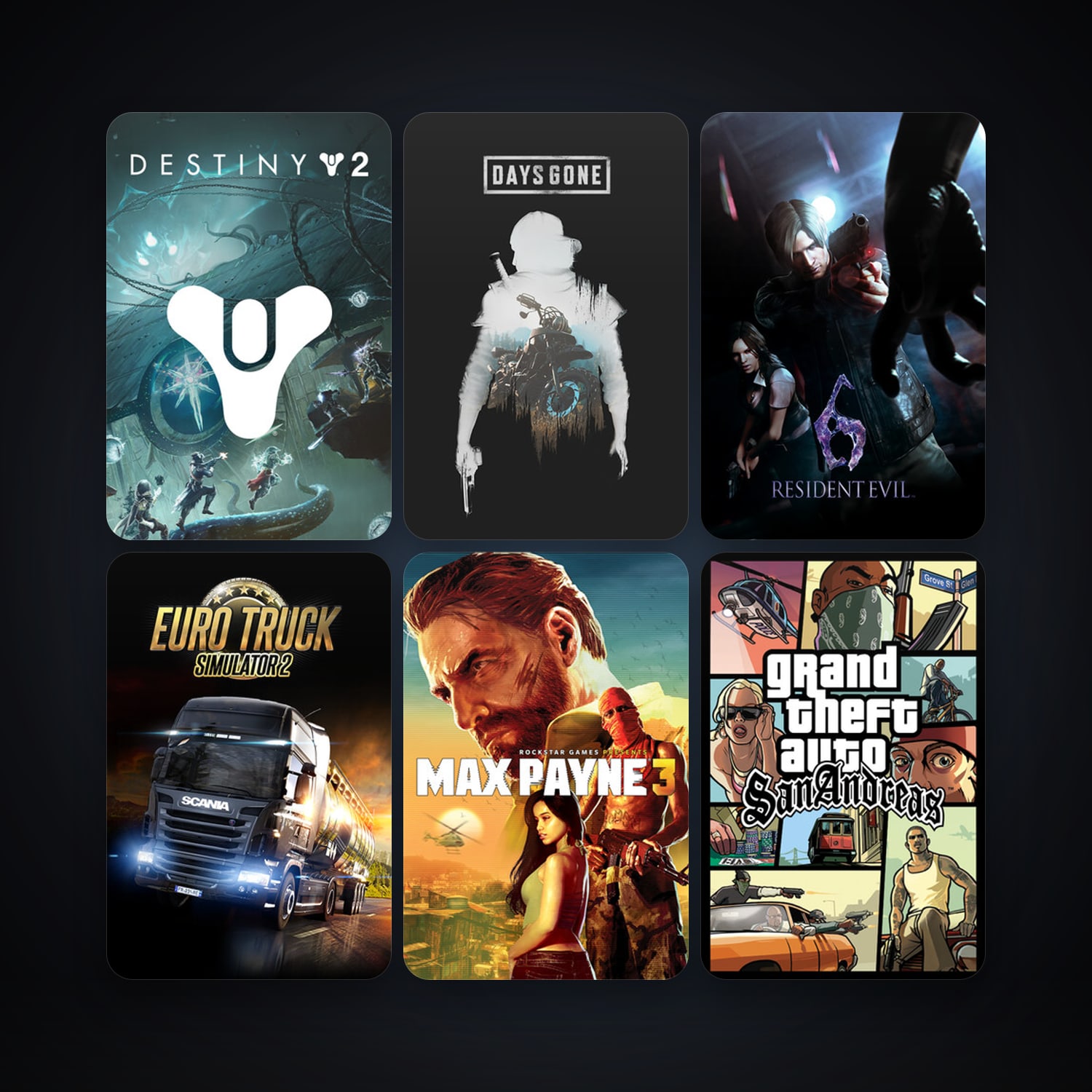 Left 4 Dead 2 + Grand Theft Auto: San Andreas, 38 games, clean — HabibiAccounts
