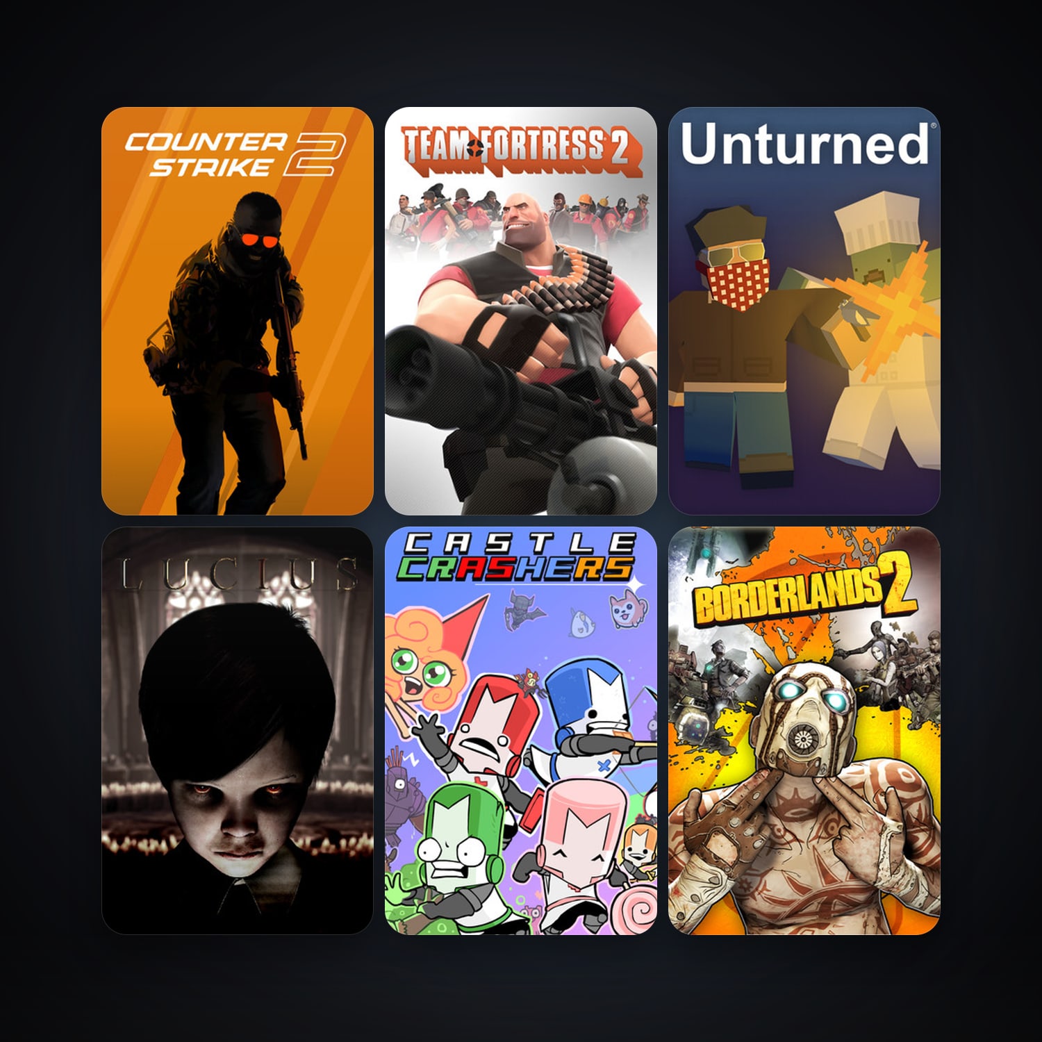 Team Fortress 2 + CS2 Prime, 20 games, clean — HabibiAccounts