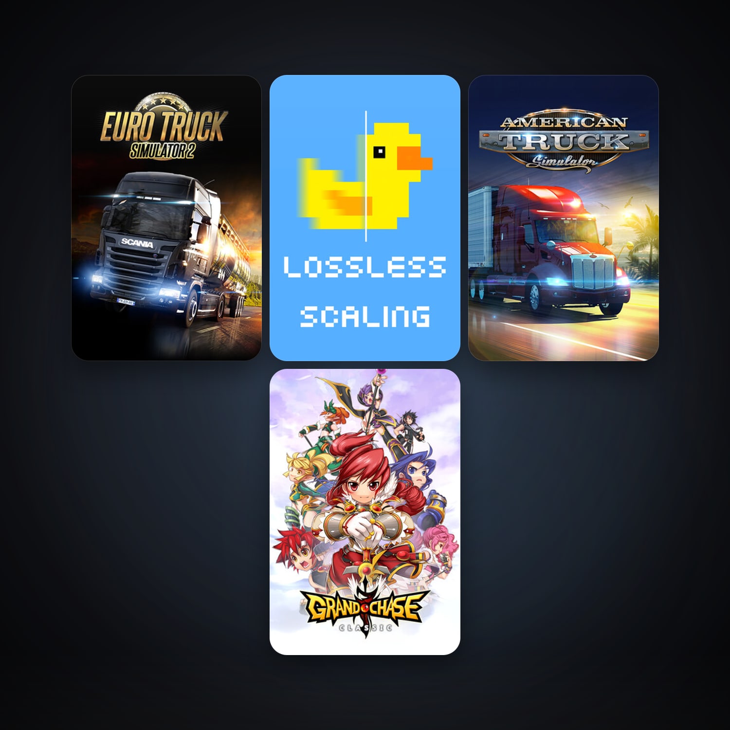 Euro Truck Simulator 2 + American Truck Simulator, 4 games, clean — HabibiAccounts