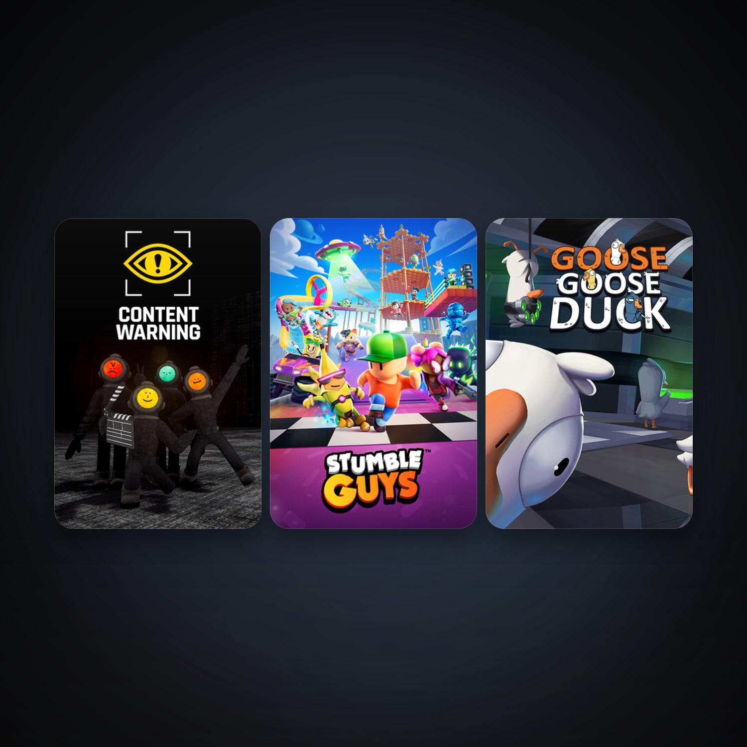 Goose Goose Duck + Stumble Guys, 15 games, clean — HabibiAccounts