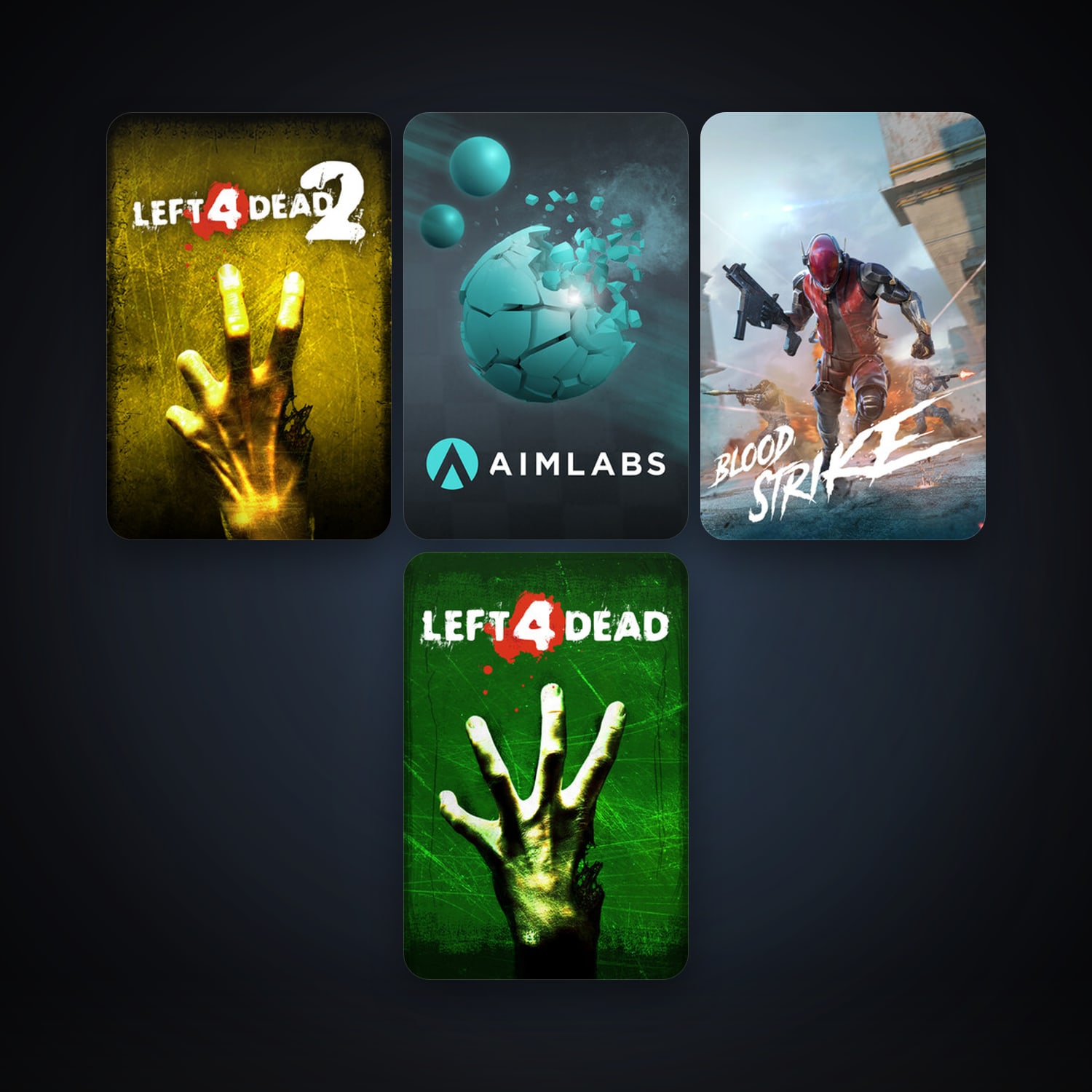 Left 4 Dead + Left 4 Dead 2, 7 games, clean — HabibiAccounts