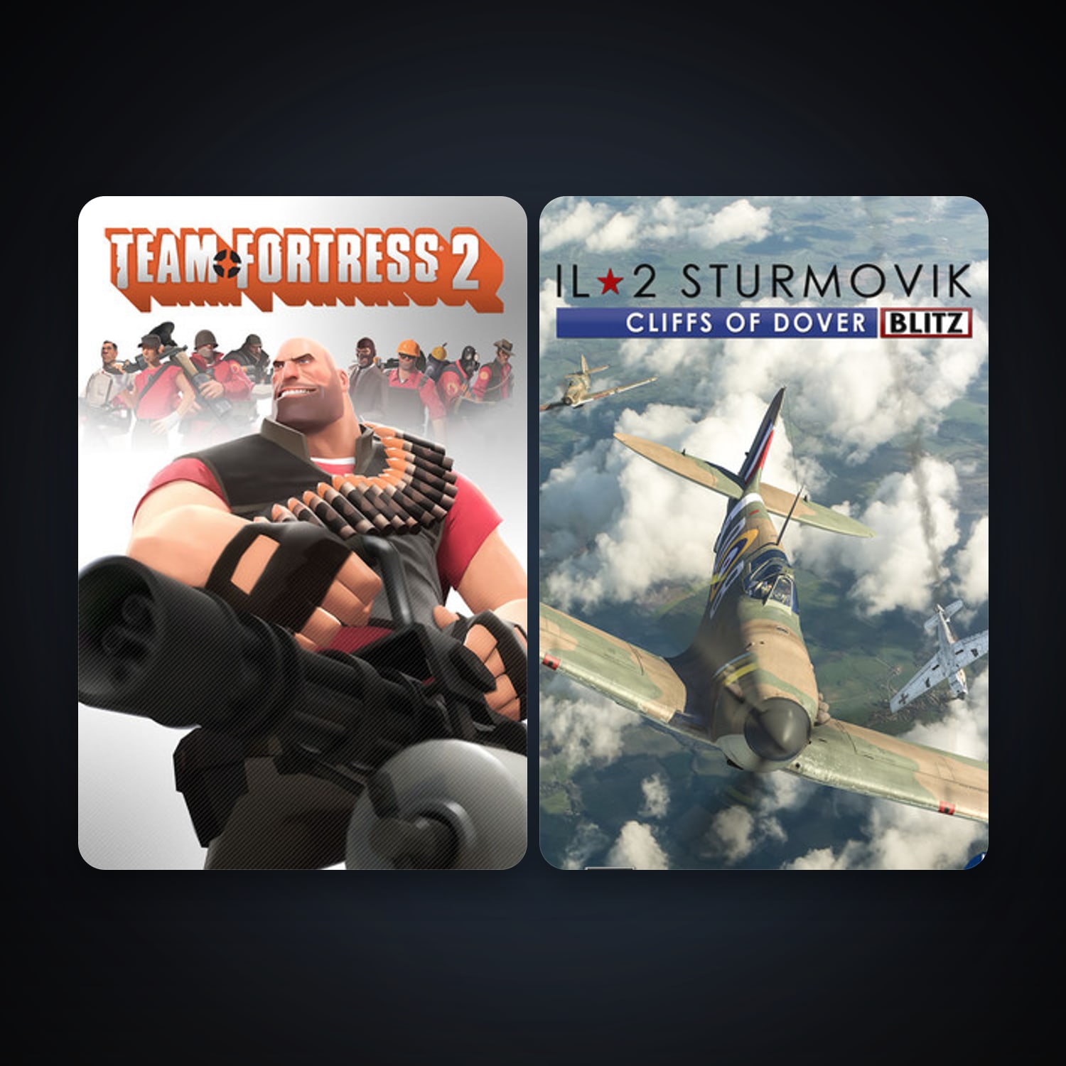 Team Fortress 2 + Free CS2 (No Prime), 5 games, clean — HabibiAccounts