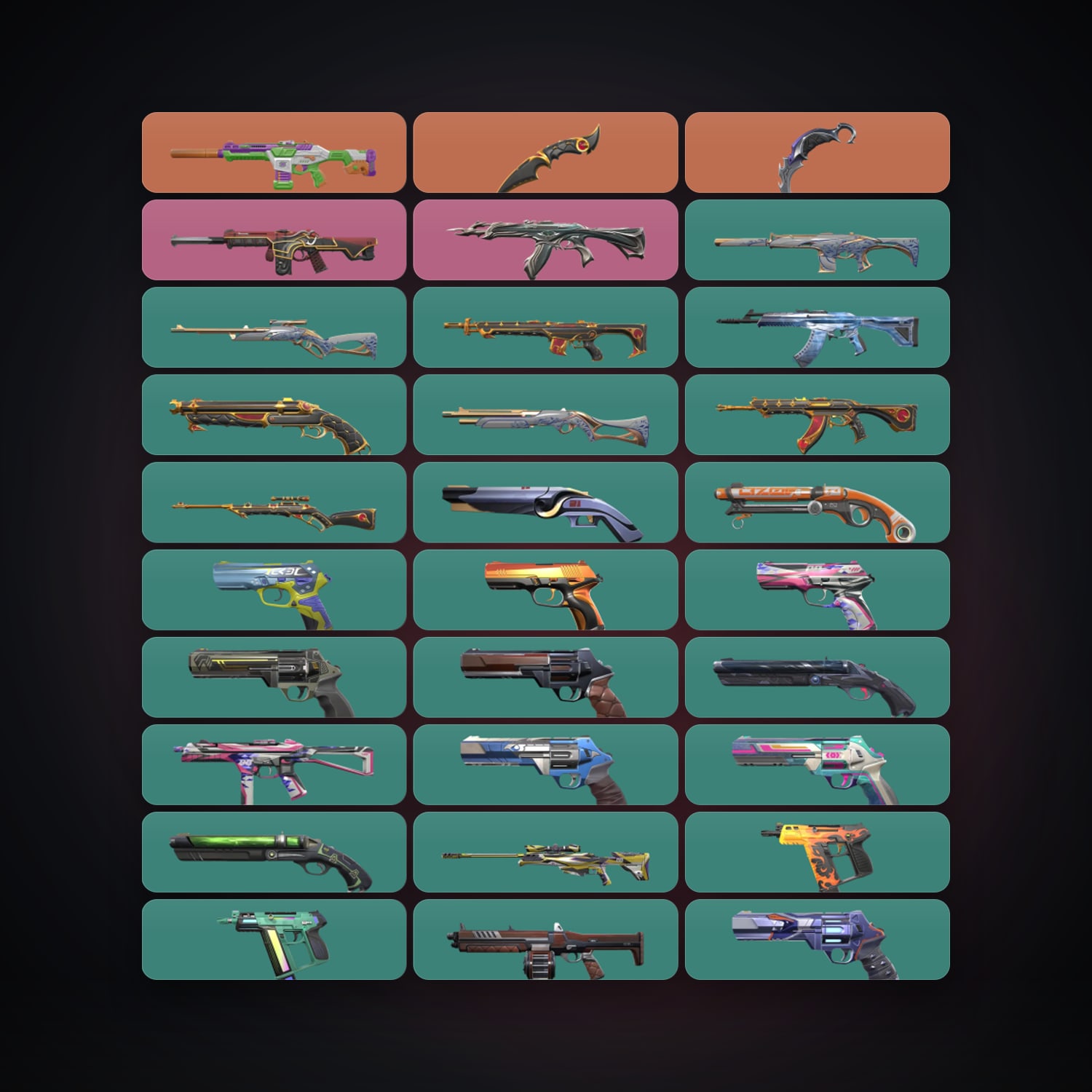 AP Diamond 3 locker — 2 knives, 57 skins, lvl 308 — HabibiAccounts