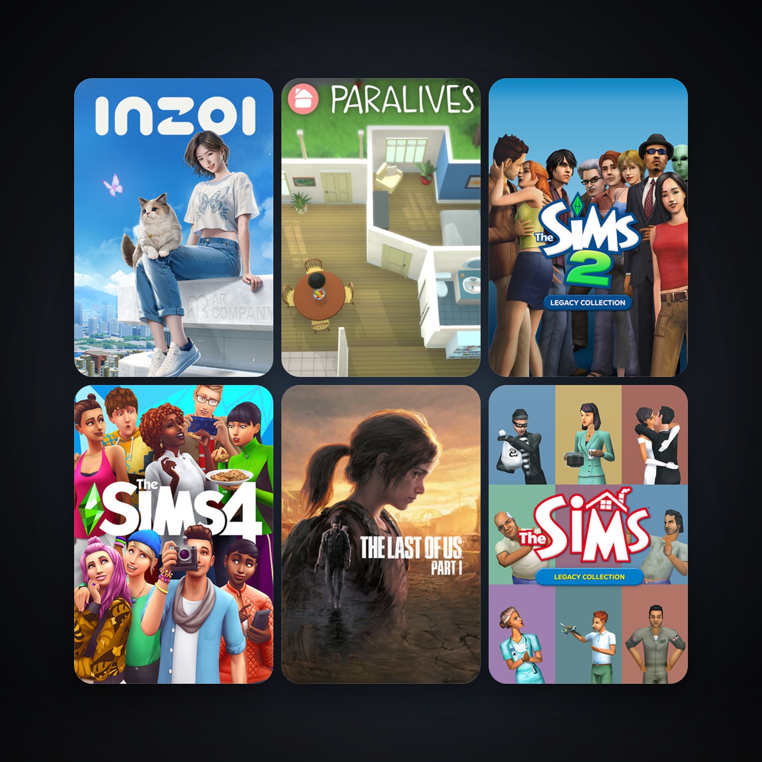 Paralives + The Sims 4, 6 games, clean — HabibiAccounts