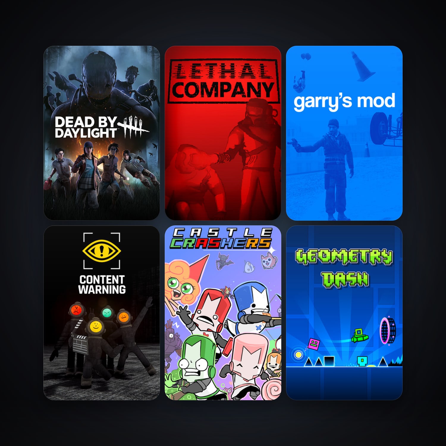 Garry's Mod + Castle Crashers, 11 games, clean — HabibiAccounts
