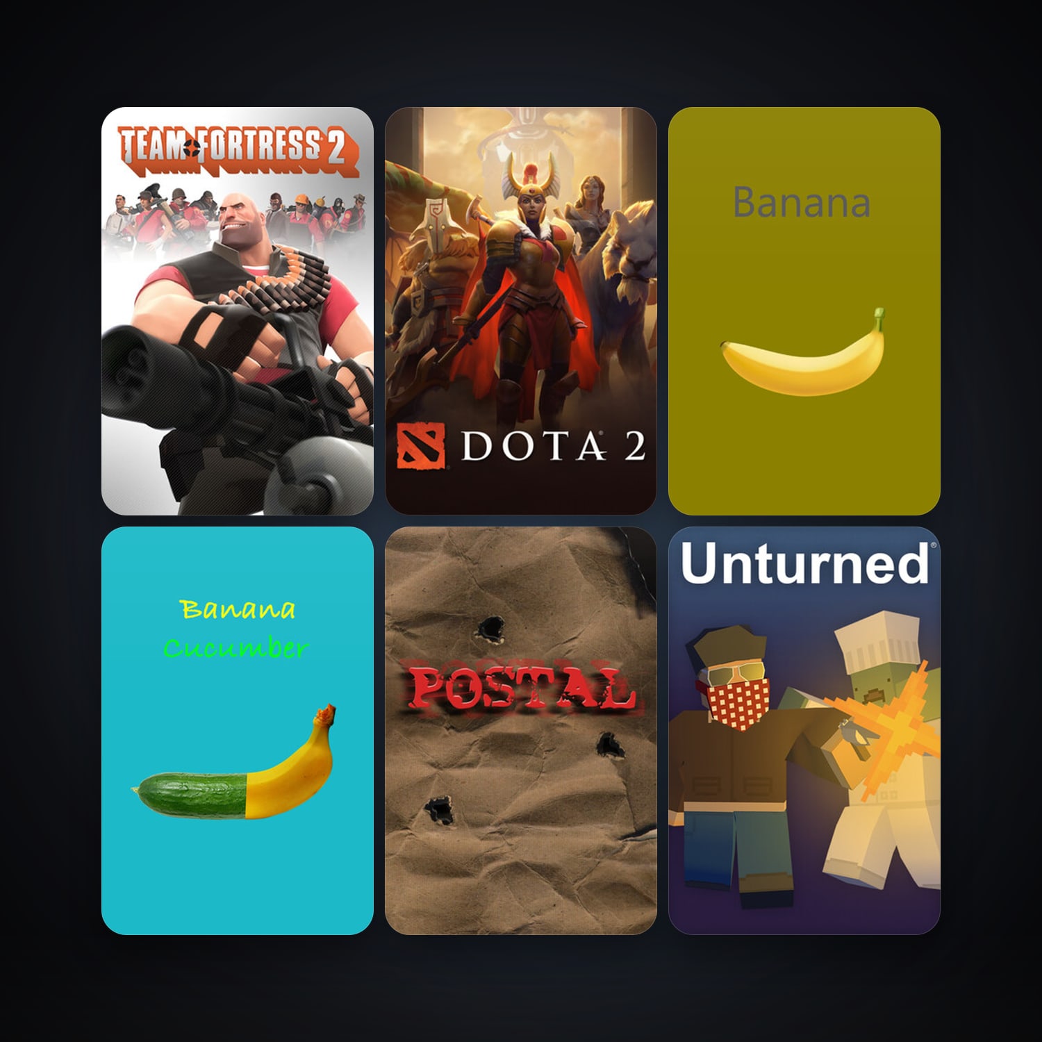 Team Fortress 2 + Dota 2, 21 games, clean — HabibiAccounts