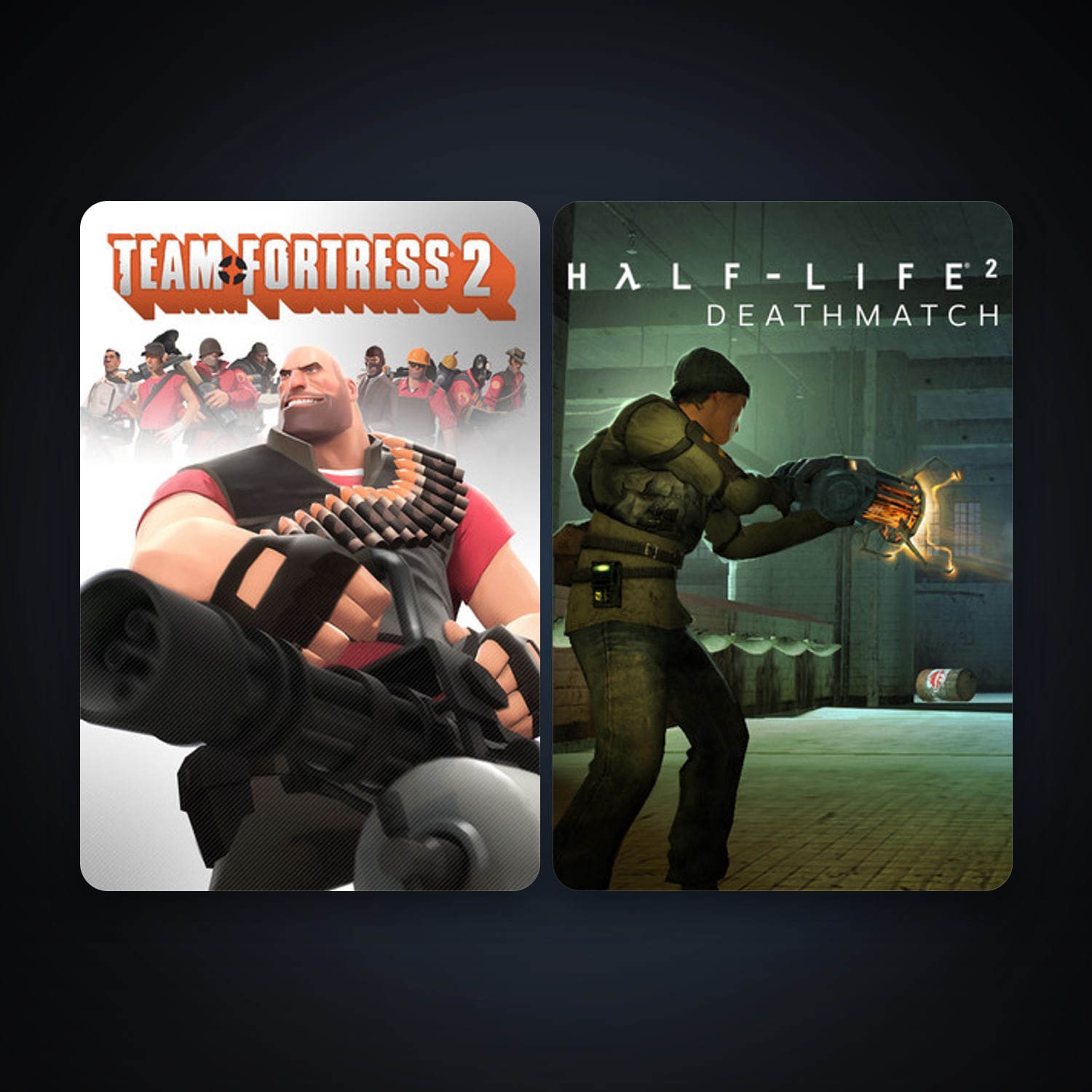 Half-Life 2: Deathmatch + Team Fortress 2, 3 games, clean — HabibiAccounts