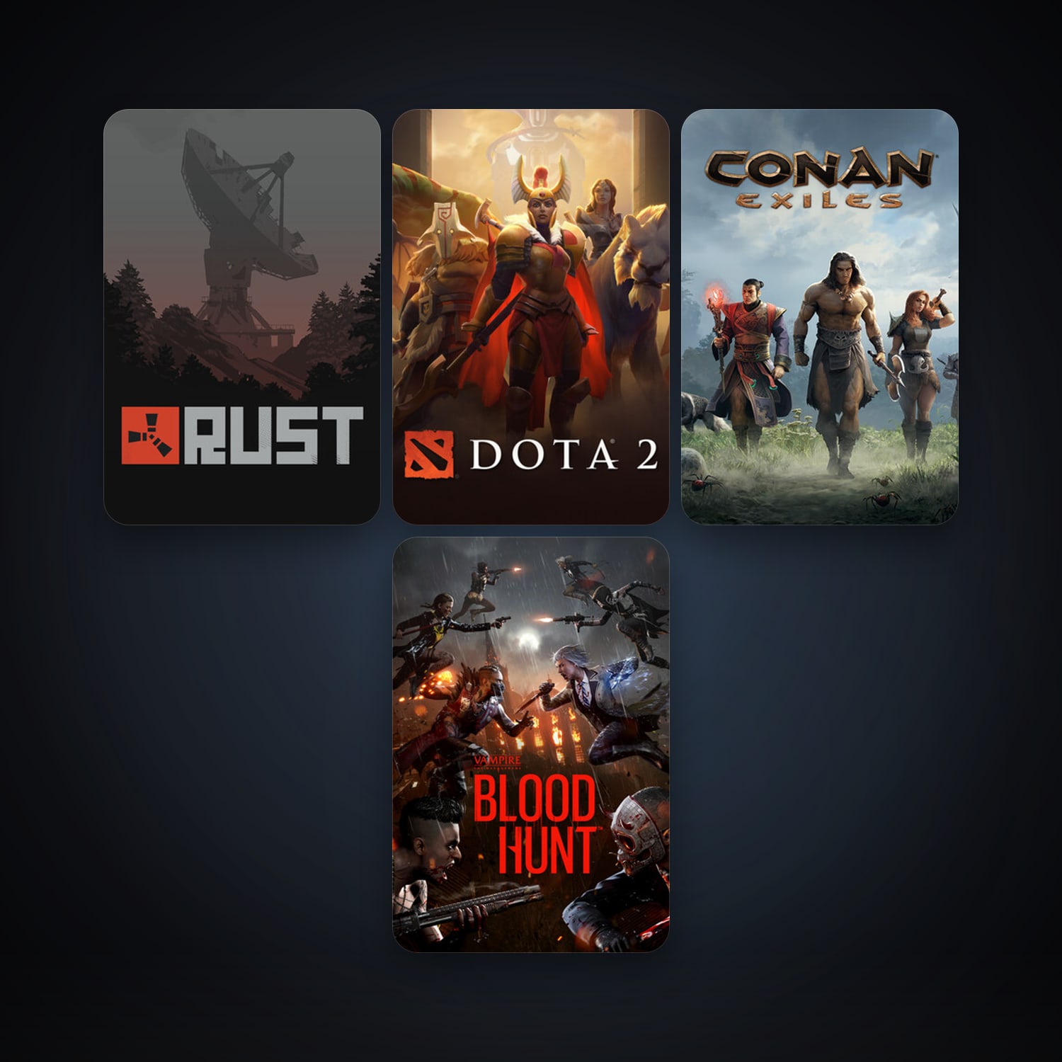 Dota 2 + Rust, 6 games, clean — HabibiAccounts
