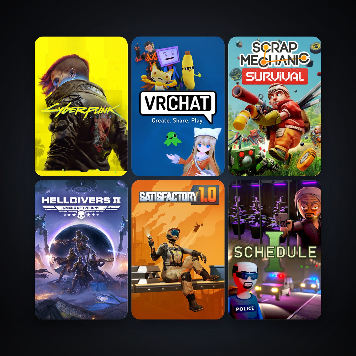 Scrap Mechanic + VRChat, 43 games, clean — HabibiAccounts