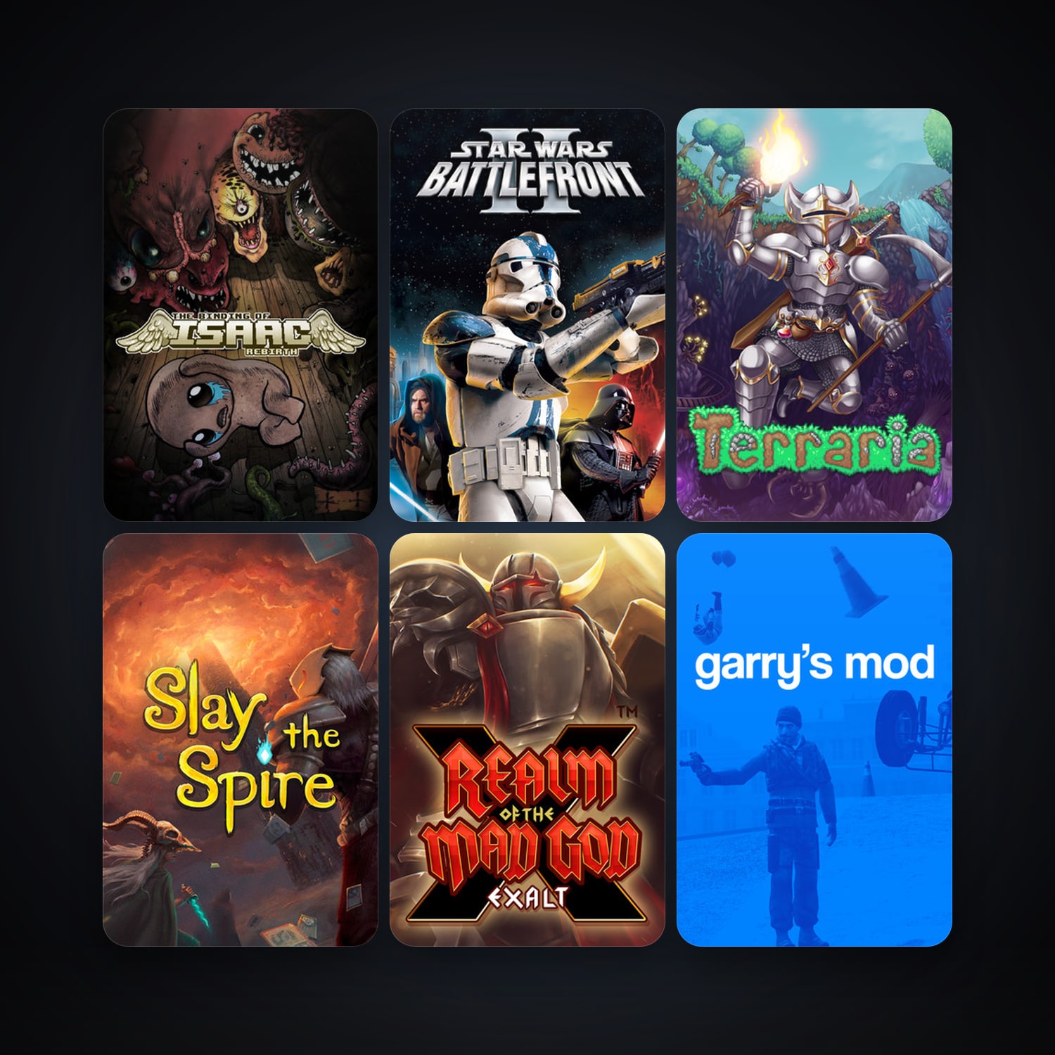 Garry's Mod + Star Wars: Battlefront 2 (Classic, 2005), 80 games, Steam 10, clean — HabibiAccounts