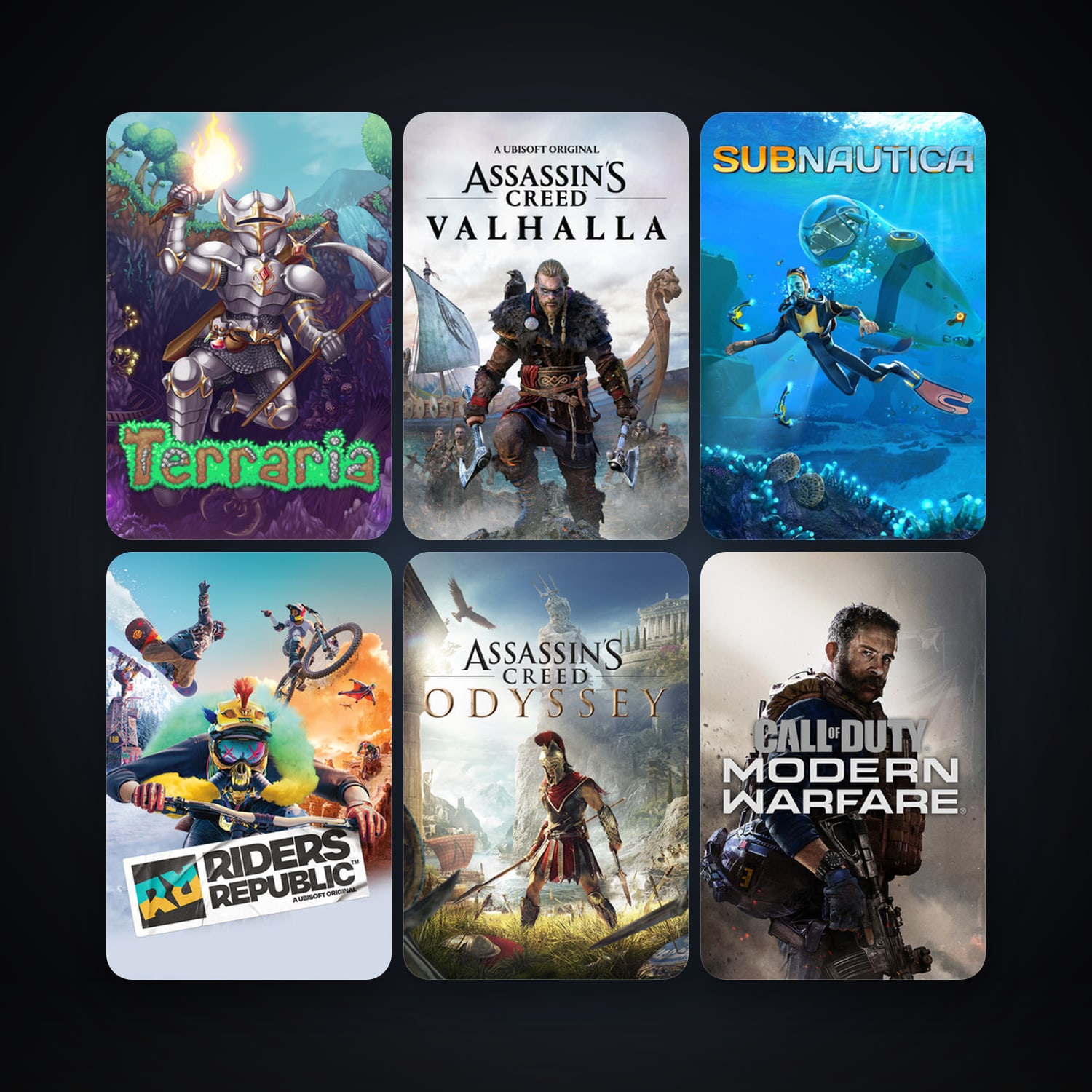 Terraria + Subnautica, 72 games, clean — HabibiAccounts