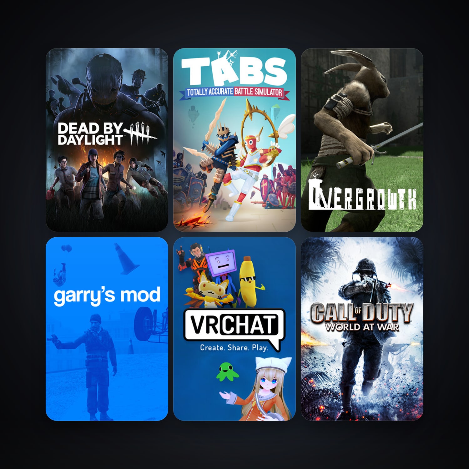 Garry's Mod + Call of Duty 4: Modern Warfare, 31 games, clean — HabibiAccounts