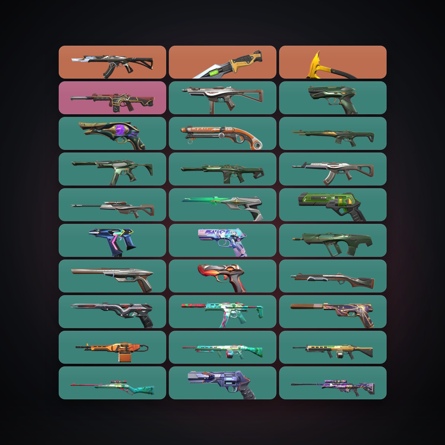 AP Gold 1 locker — 2 knives, 43 skins, lvl 245 — HabibiAccounts