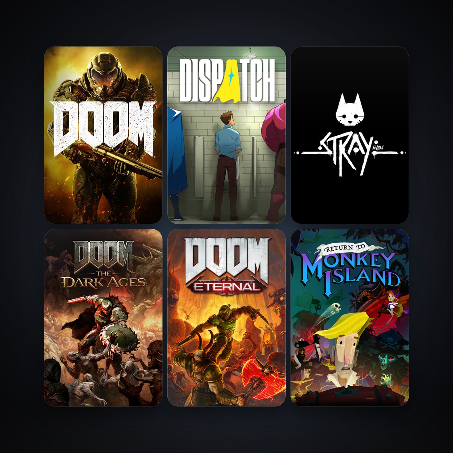 The Wolf Among Us + DOOM, 7 games, clean — HabibiAccounts