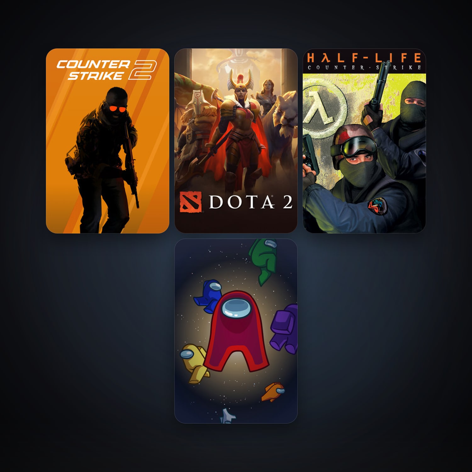 Counter-Strike + Dota 2, 6 games, clean — HabibiAccounts
