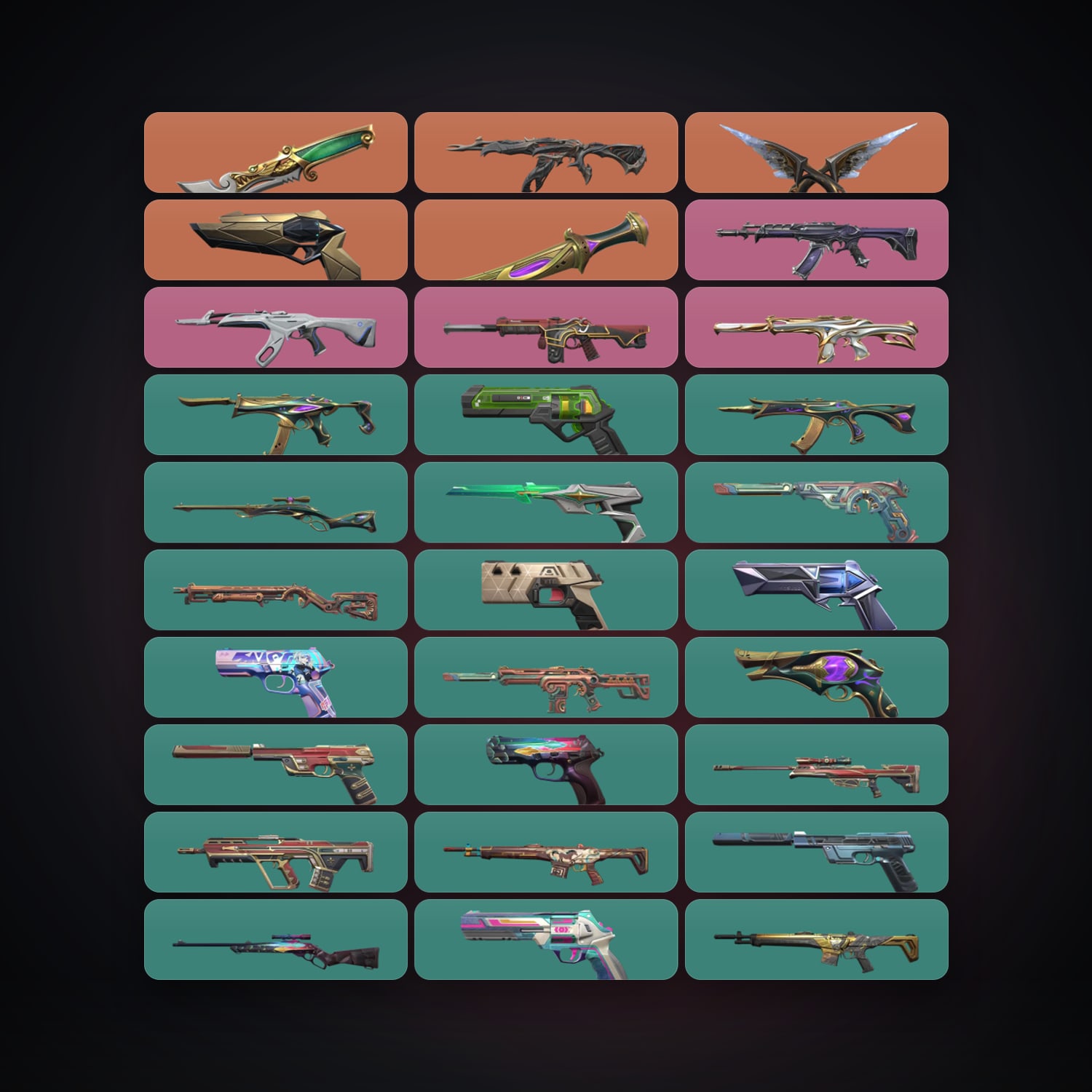 AP Silver 1 locker — 3 knives, 38 skins, lvl 250 — HabibiAccounts