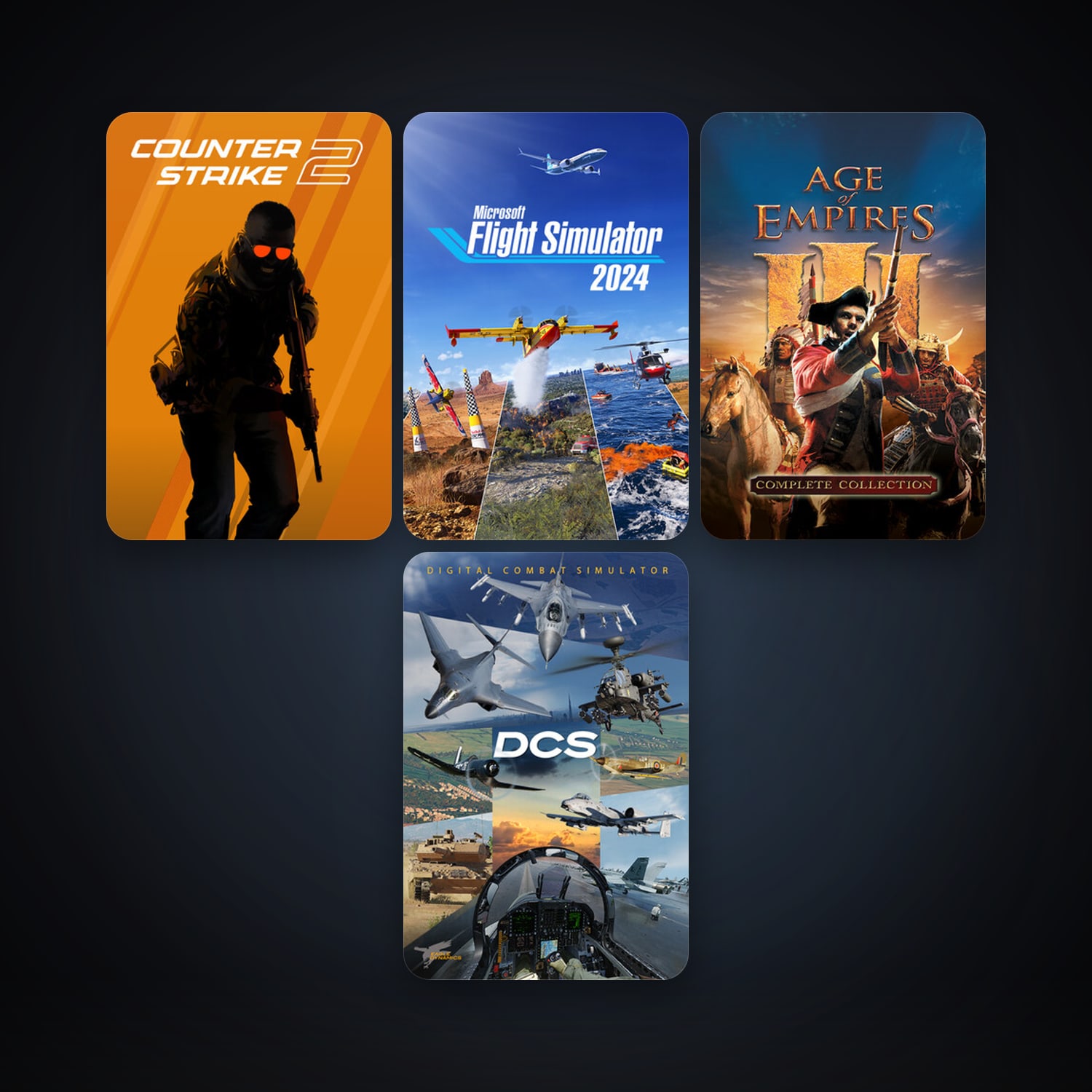 CS2 Prime + Age of Empires III, 5 games, clean — HabibiAccounts