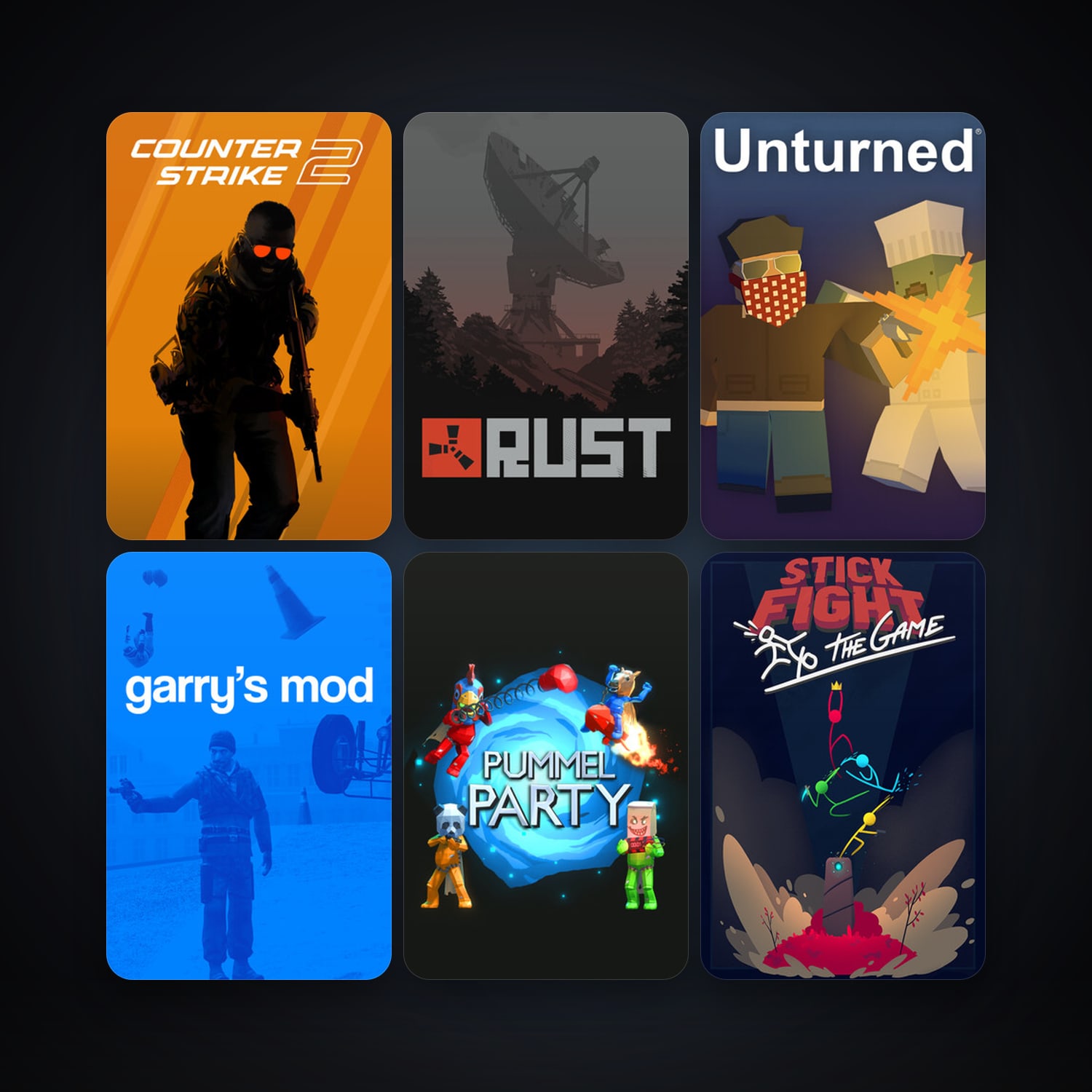 CS2 Prime + Garry's Mod, 32 games, Steam 15, clean — HabibiAccounts