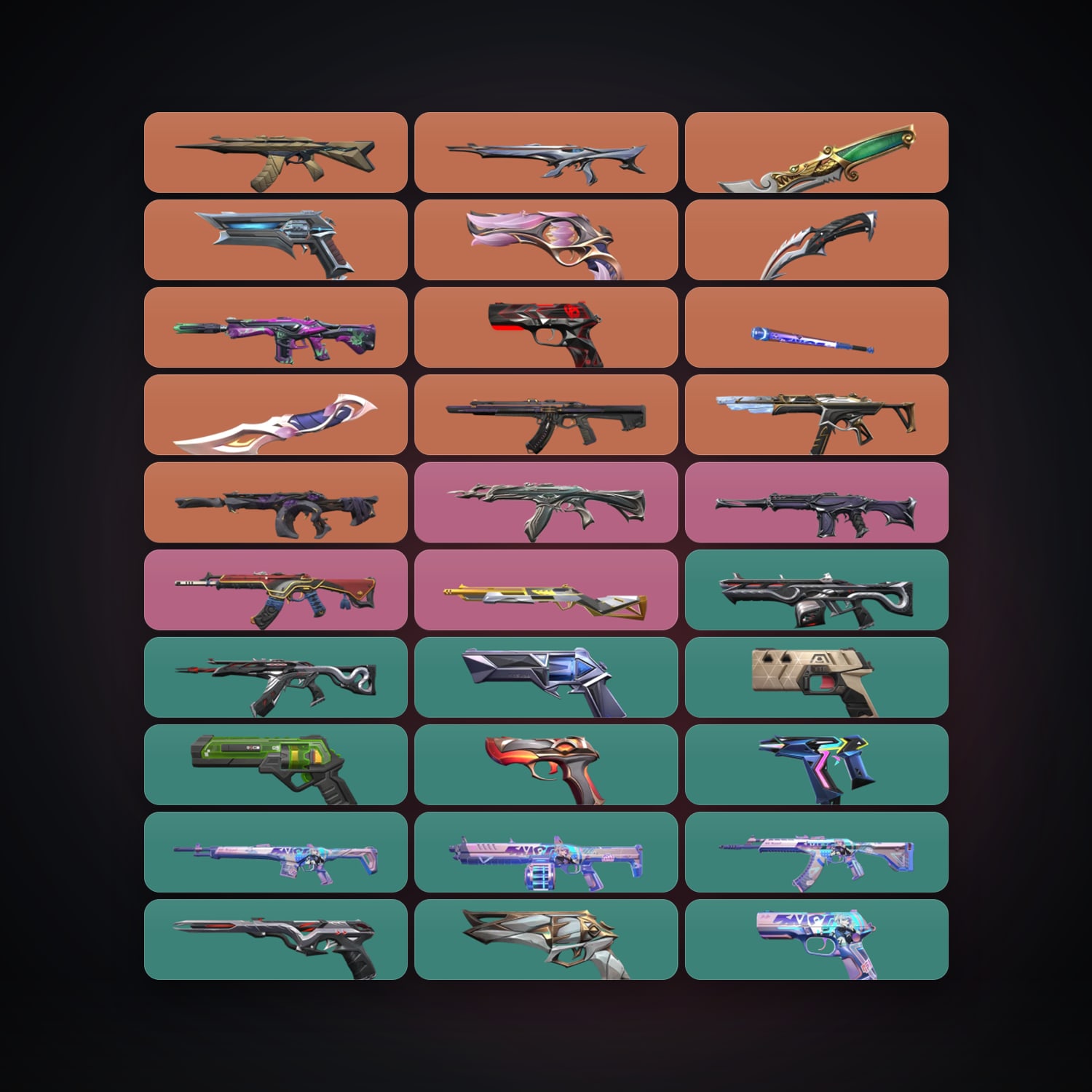 EU Gold 1 locker — 4 knives, 54 skins, lvl 217 — HabibiAccounts