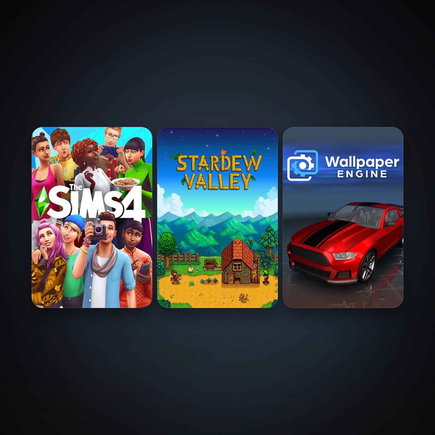 Stardew Valley + Wallpaper Engine, 7 games, clean — HabibiAccounts