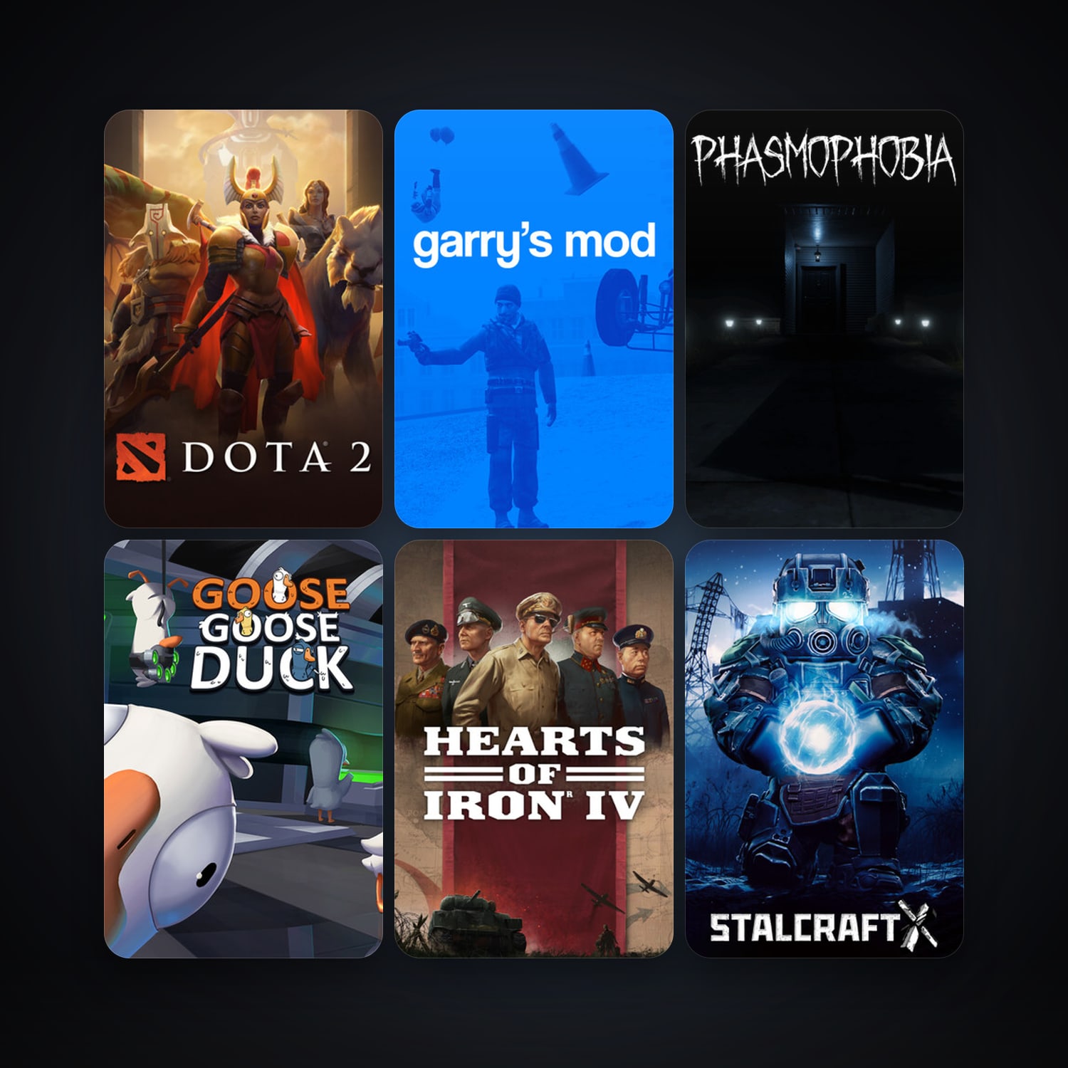 Dota 2 + Garry's Mod, 8 games, clean — HabibiAccounts