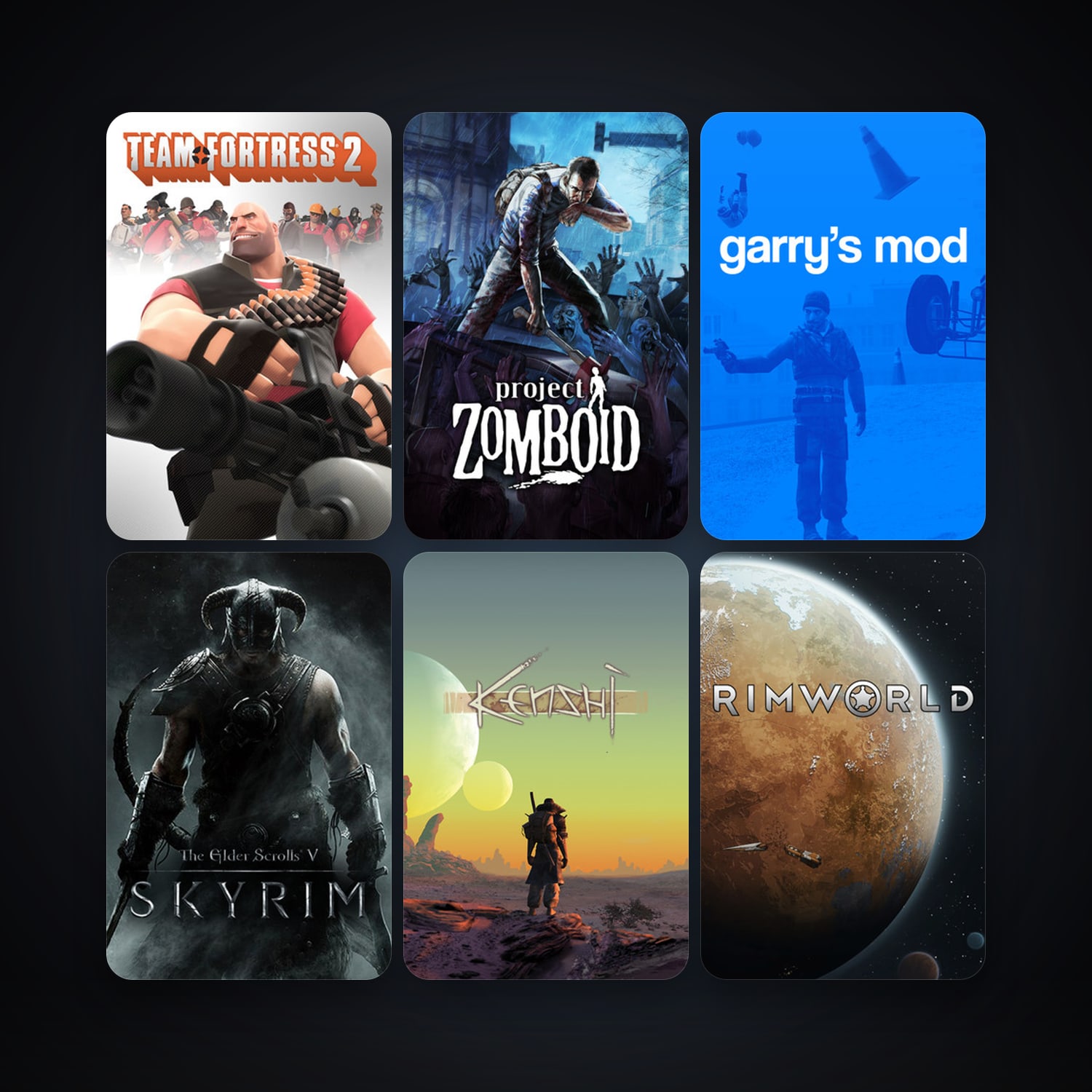 Team Fortress 2 + Garry's Mod, 147 games, Steam 15, clean — HabibiAccounts