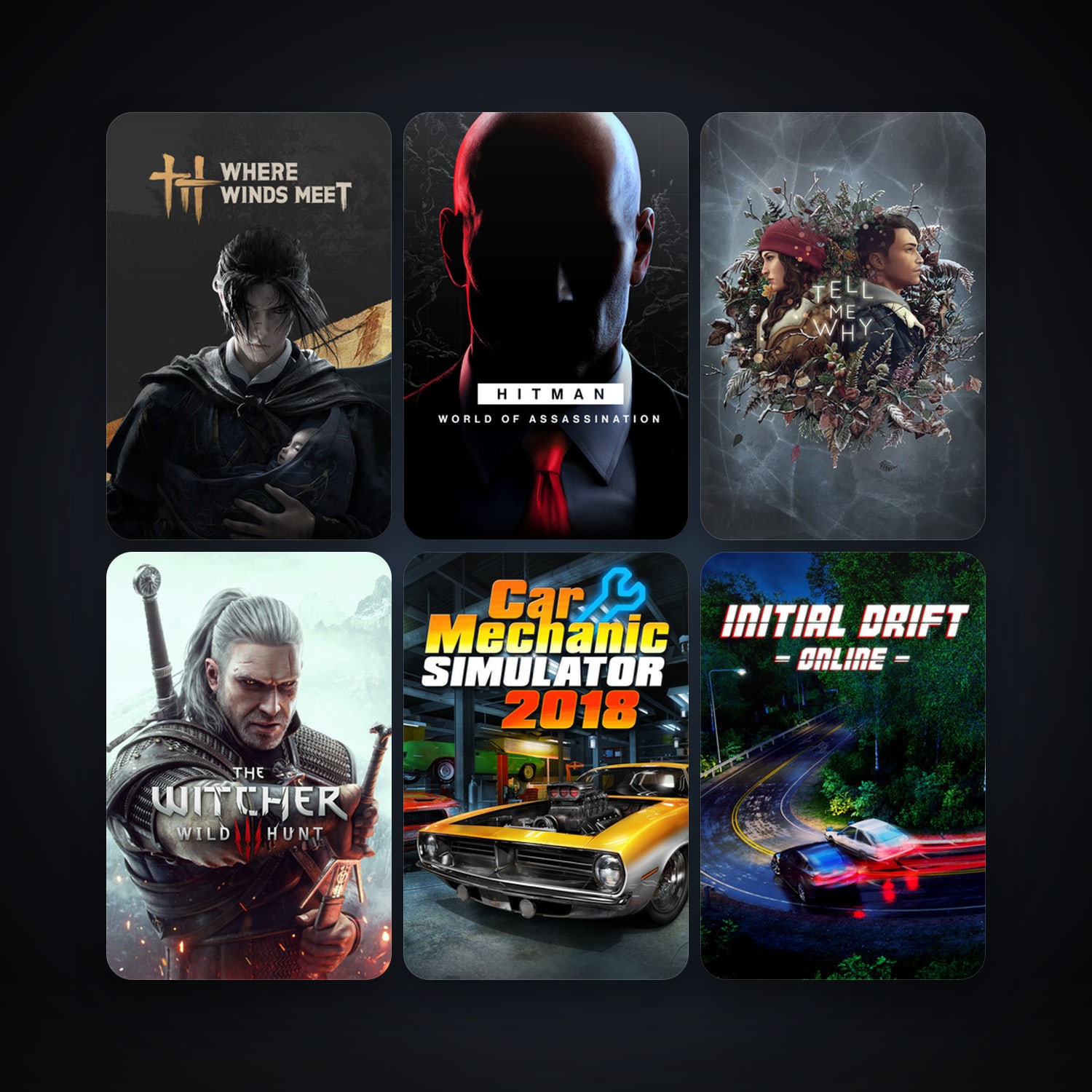 The Witcher 3: Wild Hunt + Car Mechanic Simulator 2018, 7 games, clean — HabibiAccounts