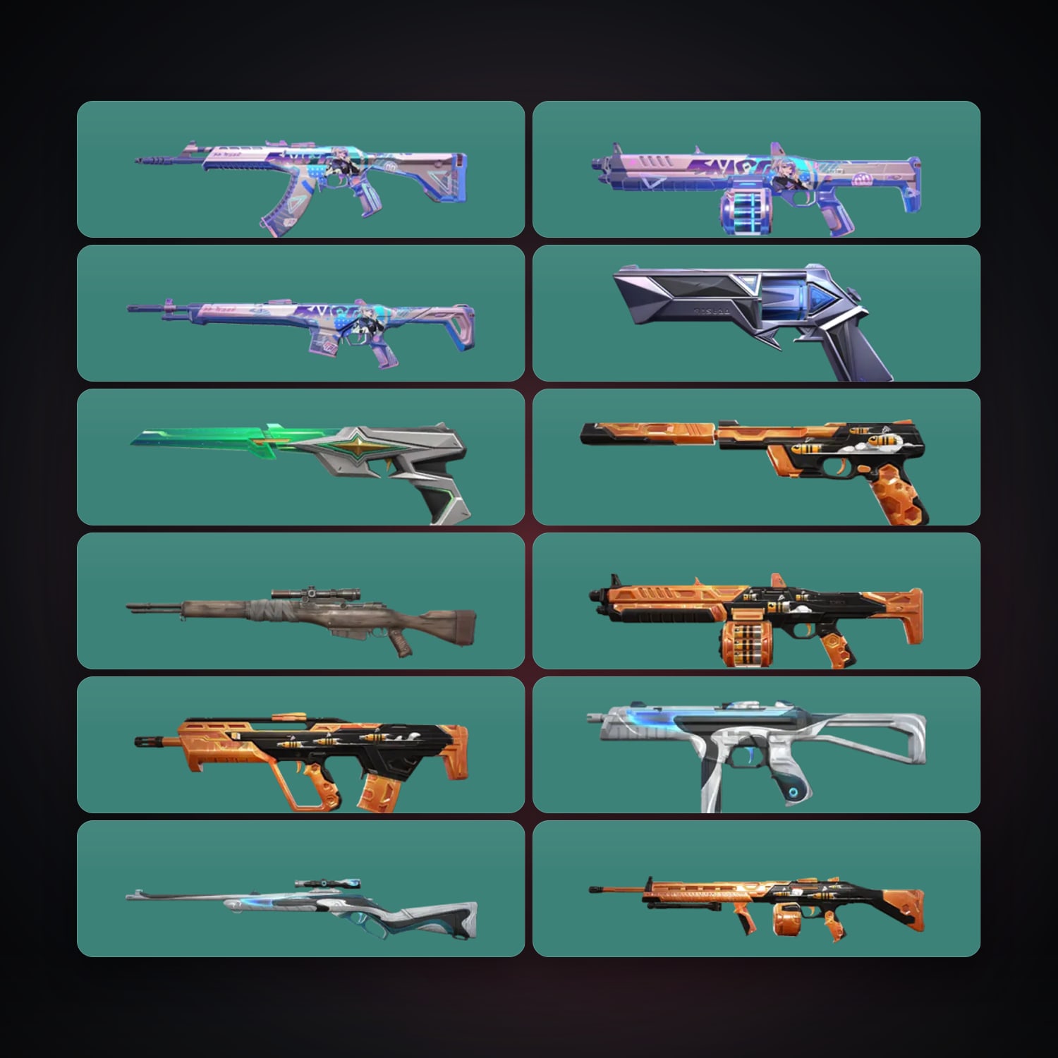 EU Plat 2 locker — 13 skins, lvl 53 — HabibiAccounts